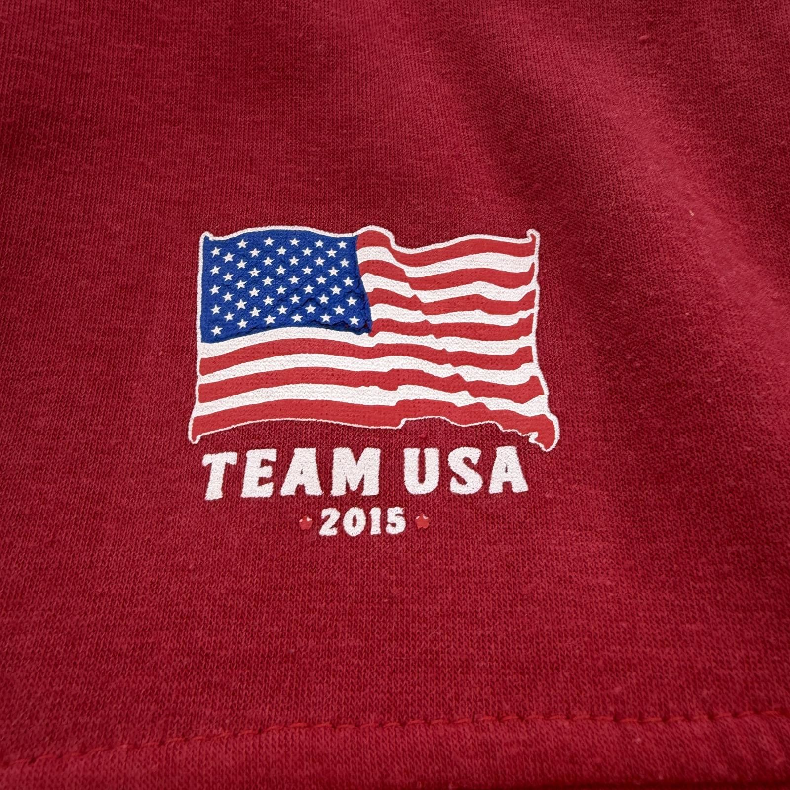 USA Olympics USA Olympic Team 2015 Full Zip Fleece Jacket Red Made USA L Size US L / EU 52-54 / 3 - 4 Thumbnail