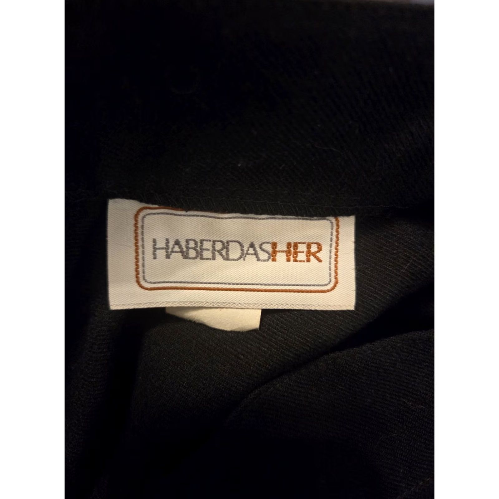 Vintage VINTAGE 70s Haberdasher Maxi Skirt Black Size 2 Size 26" / US 2 / IT 38 - 4 Thumbnail