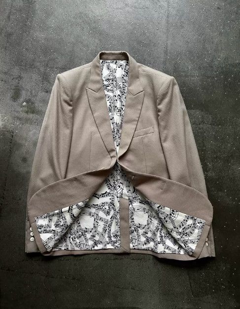 Number (N)ine Number (N)ine 2007 “Music Note” Era Notch Lapel Blazer Size US L / EU 52-54 / 3 - 4 Thumbnail