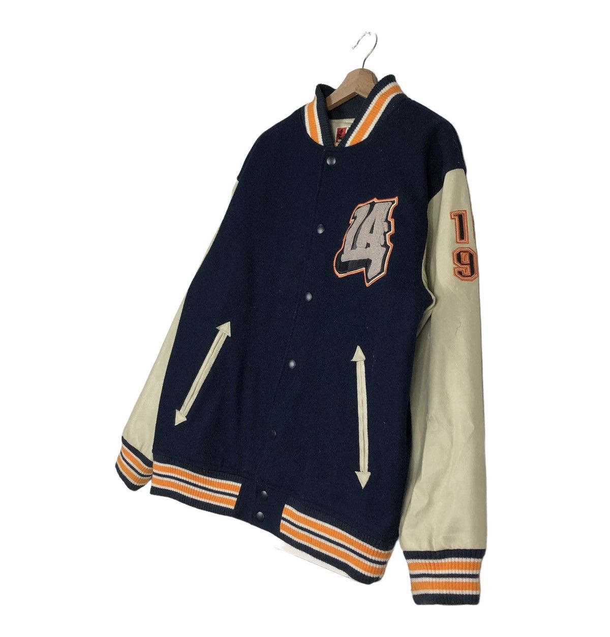Japanese Brand 🔥VINTAGE LEATHER VARSITY JACKET CONART USA BIG LOGO Size US M / EU 48-50 / 2 - 7 Thumbnail