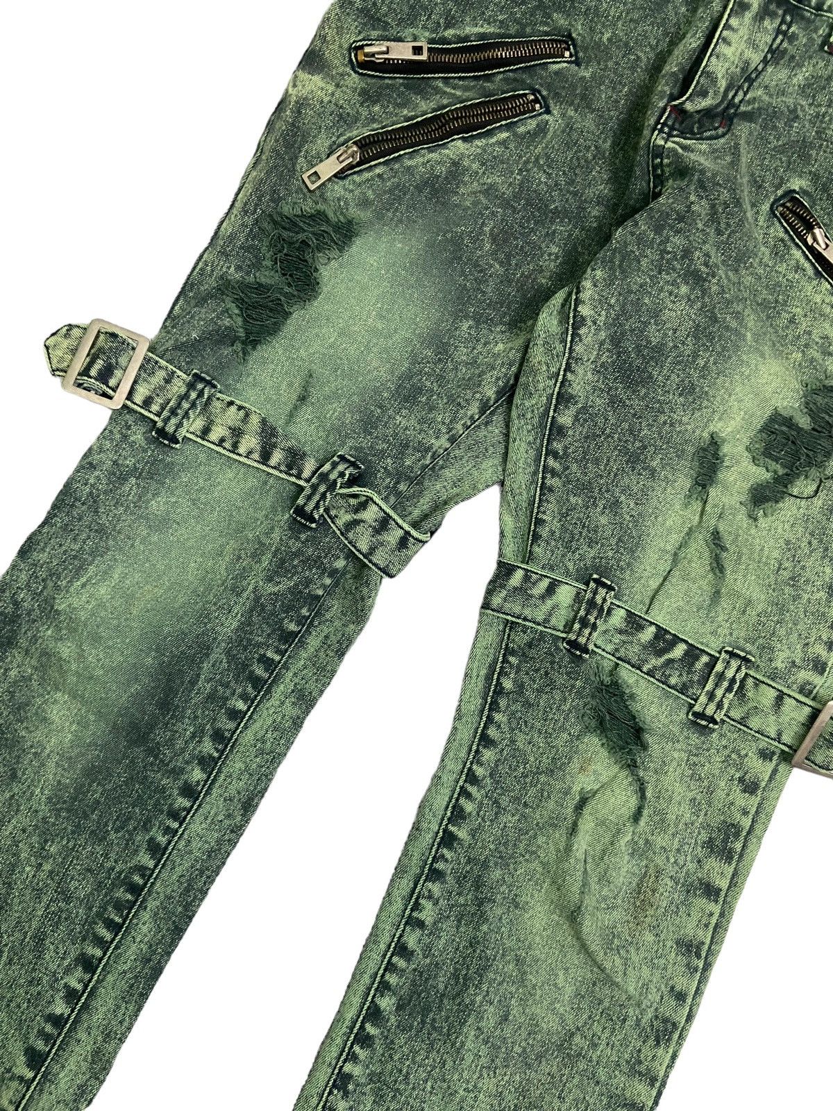 Japanese Brand × Seditionaries Vintage ILDF Archival Clothing Punk Design Denim Pants Size US 31 - 4 Thumbnail