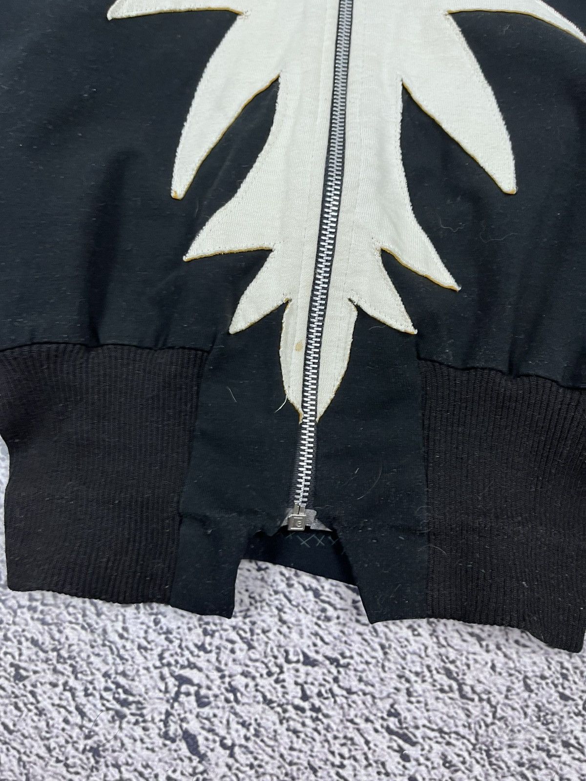 Japanese Brand Vintage AvantGarde Custom Patchwork zip up light bomber Size S / US 4 / IT 40 - 5 Thumbnail