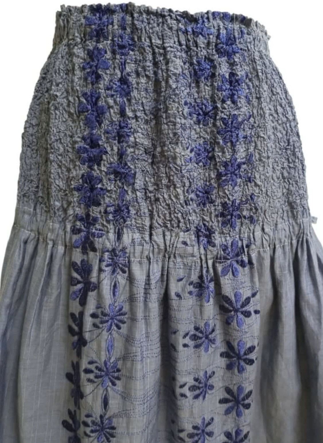 Homme Plisse Issey Miyake Issey Miyake Me Cauliflower Pleated Floral Embriodery skirt Size 29" - 5 Thumbnail