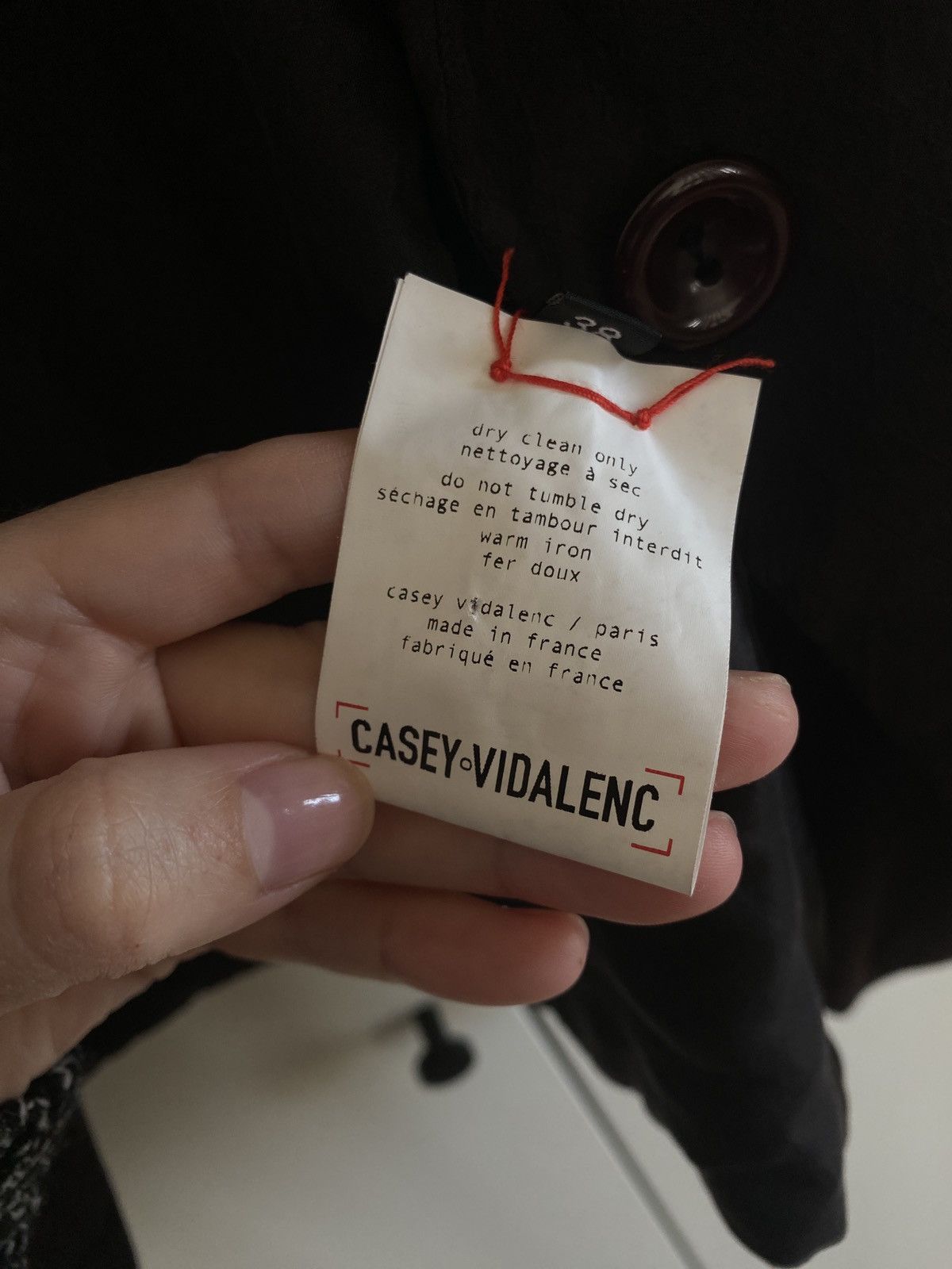 Casey Vidalenc Archive Casey Vidalenc Silk Blazer –France – Pre Casey Casey Size M / US 6-8 / IT 42-44 - 2 Thumbnail