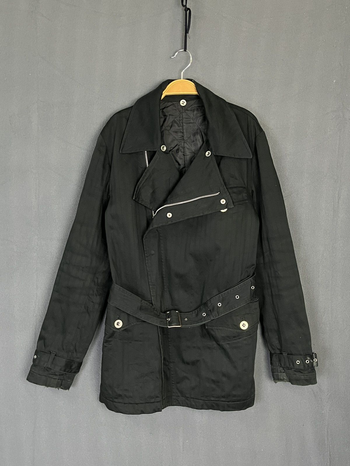 Japanese Brand × Seditionaries × semanticdesign Semantic Design Asymmetrical Bondage Trench Coat Jacket Size US M / EU 48-50 / 2 - 1 Thumbnail