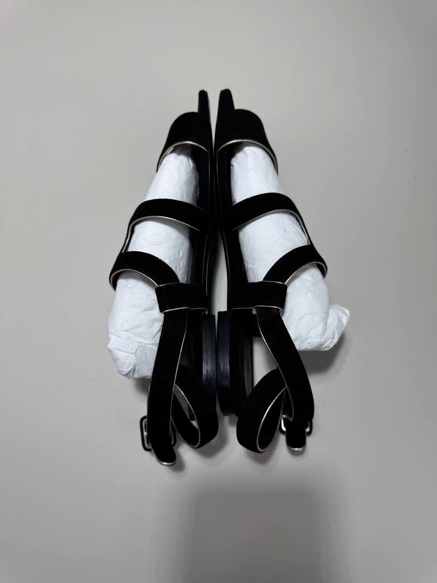 Hermes HERMES Black Sandals Size US 6 / IT 36 - 4 Thumbnail
