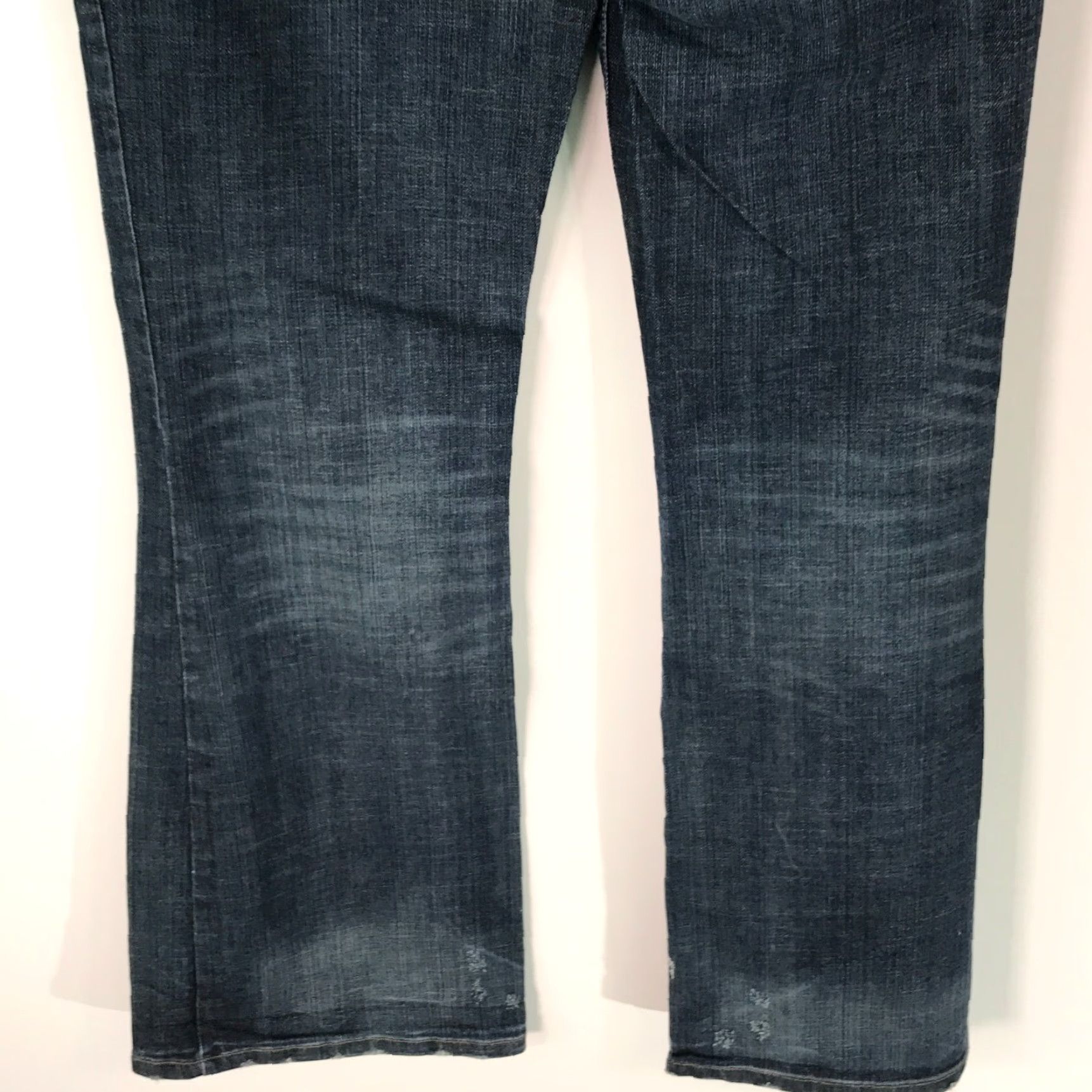 Vintage London Jeans Flared Denim Blue Size 4 Womens Regular Low Rise 32in Inseam 5-Pocket Stretch Comfort Summer Fall Winter Seasons Size 27" / US 4 / IT 40 - 5 Thumbnail