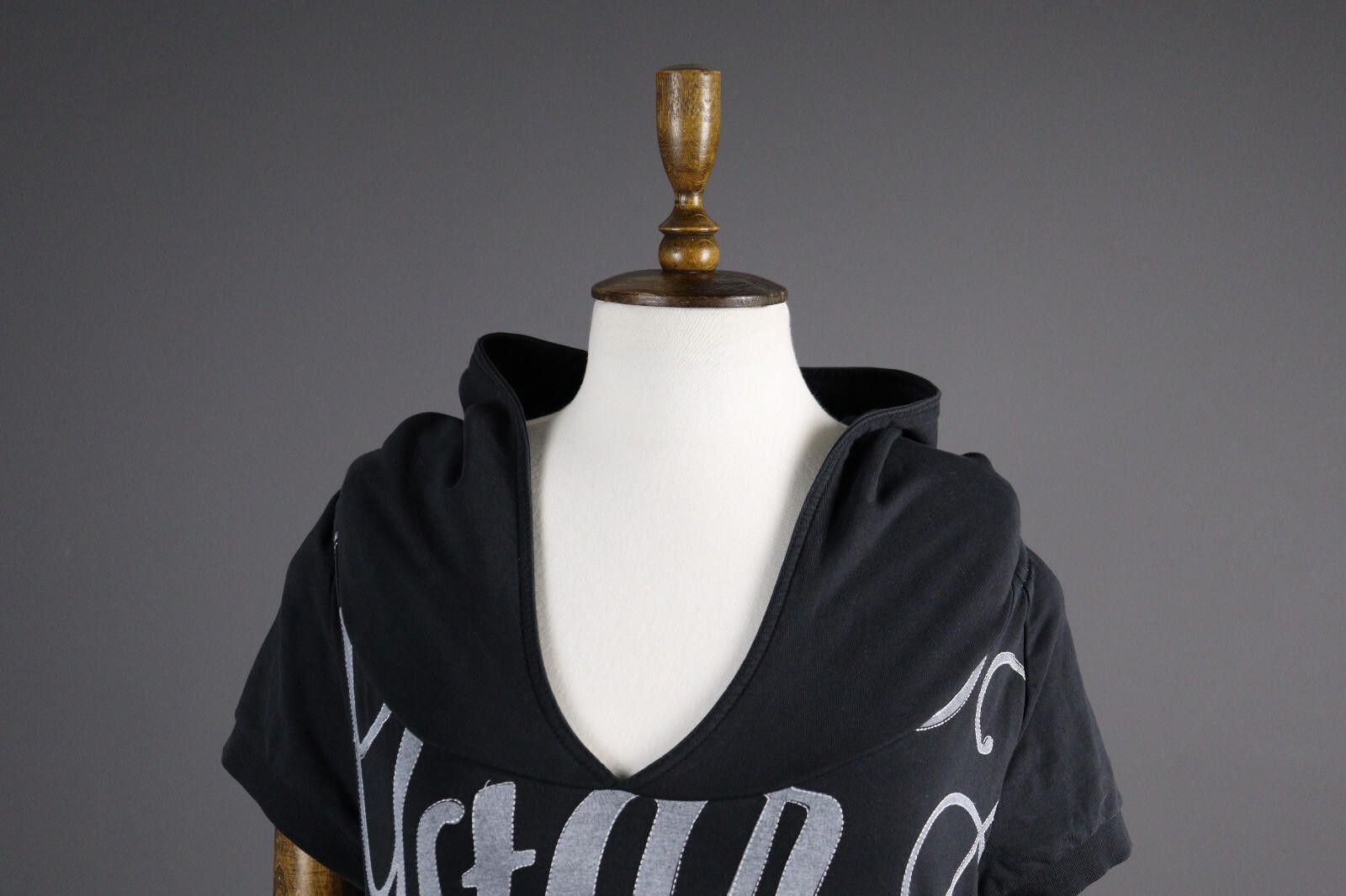 G-Star G-Star Black Big Logo Bodycon Hooded Sweater Dress Size L Size L / US 10 / IT 46 - 2 Thumbnail