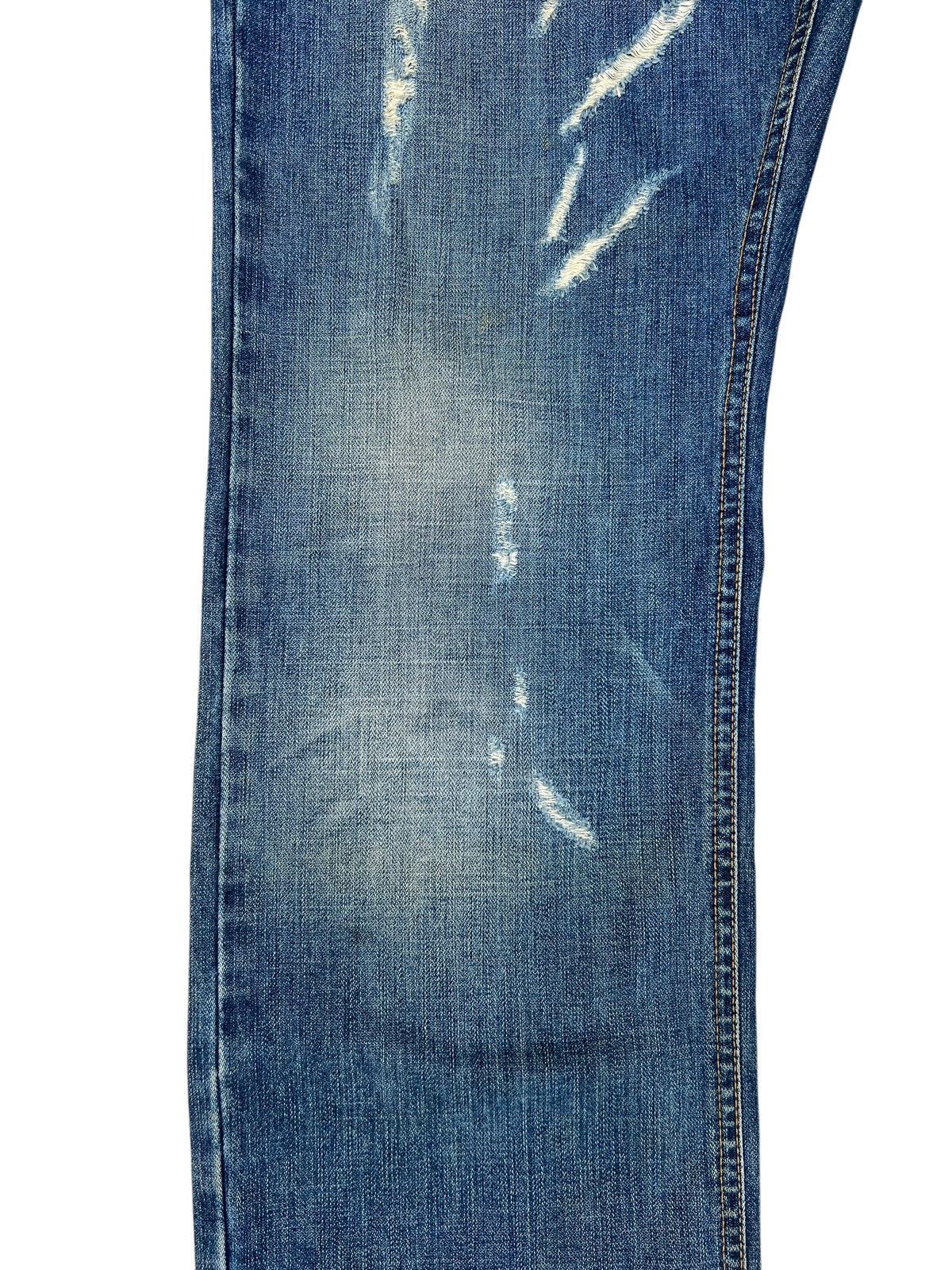 Dolce & Gabbana Vintage 00s Dolce & Gabbana Dirty Mud Distressed Denim Jeans Size US 34 / EU 50 - 7 Thumbnail