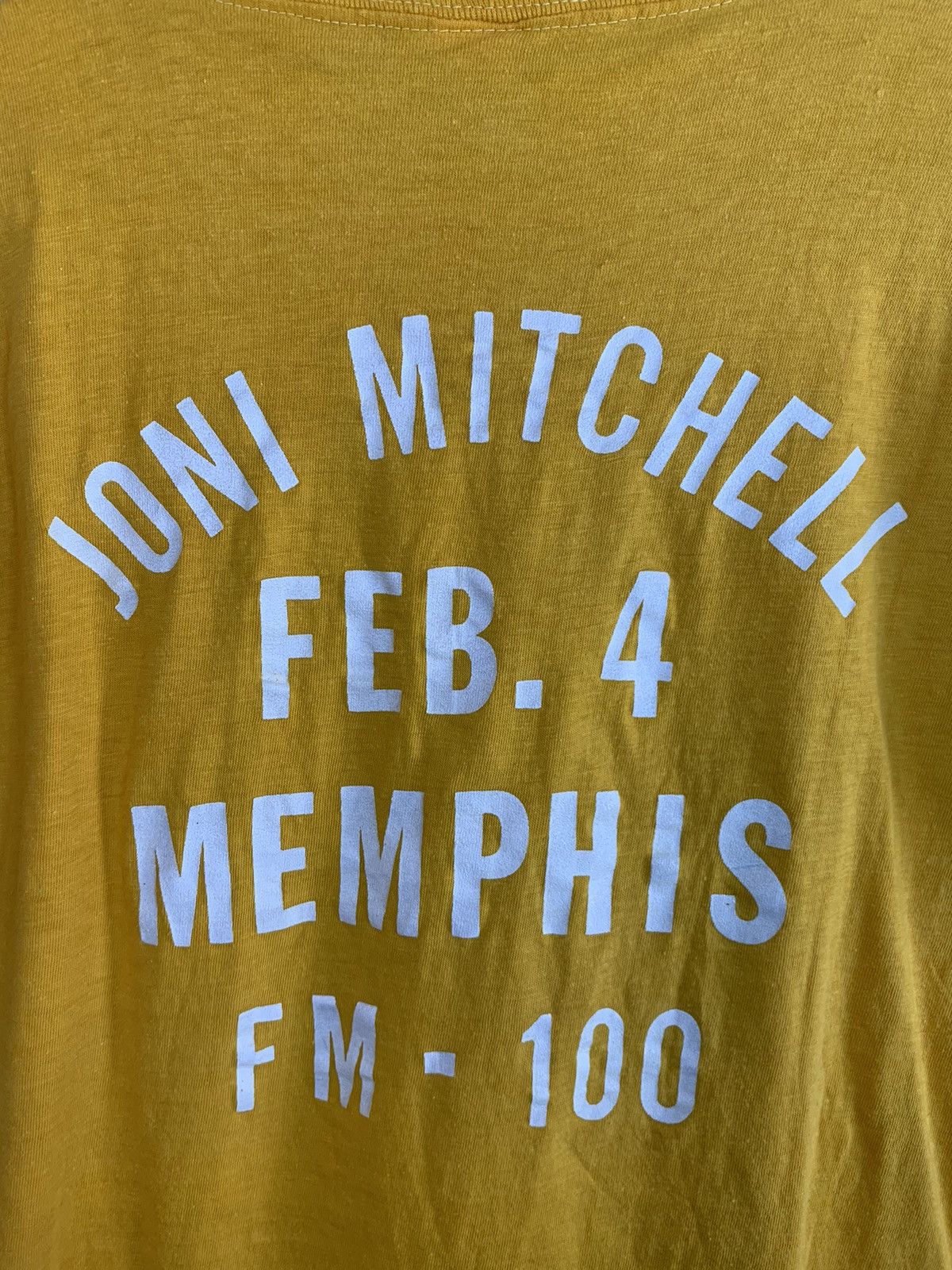 Band Tees × Vintage RARE* Vintage 1976 Joni Mitchell Single Stitch Memphis Shirt Size M / US 6-8 / IT 42-44 - 4 Thumbnail
