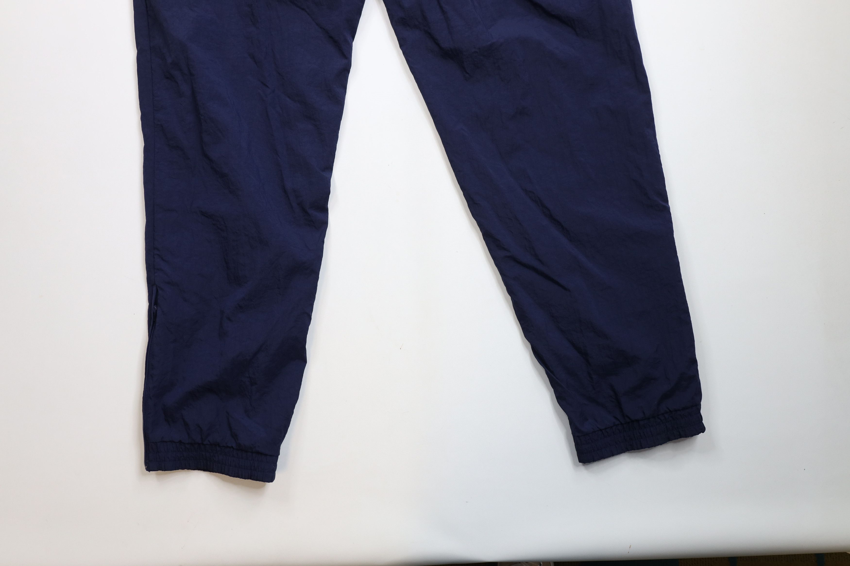 Adidas × Vintage Vintage 90s Adidas Lined Windbreaker Joggers Pants Navy Blue Size US 38 / EU 54 - 14 Thumbnail