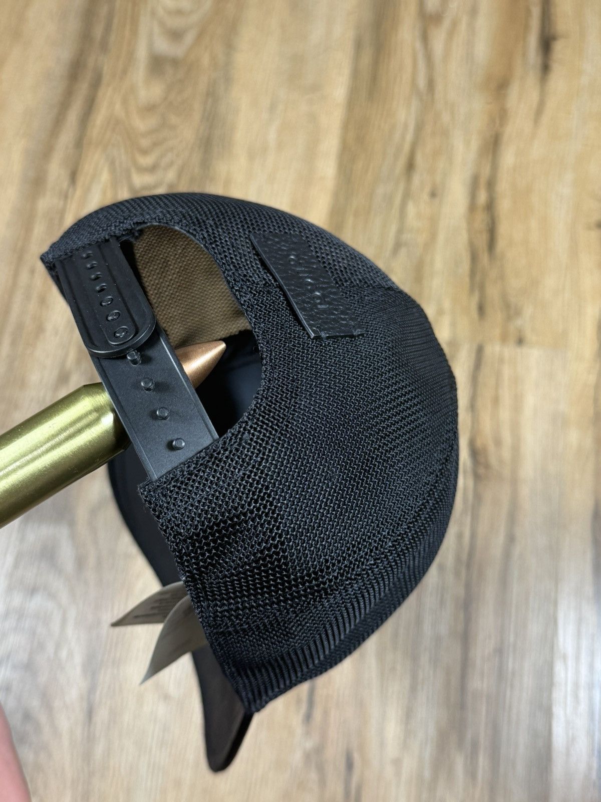 Gucci Gucci GG Supreme Monogram Mesh Trucker Hat – Black Size ONE SIZE - 9 Thumbnail