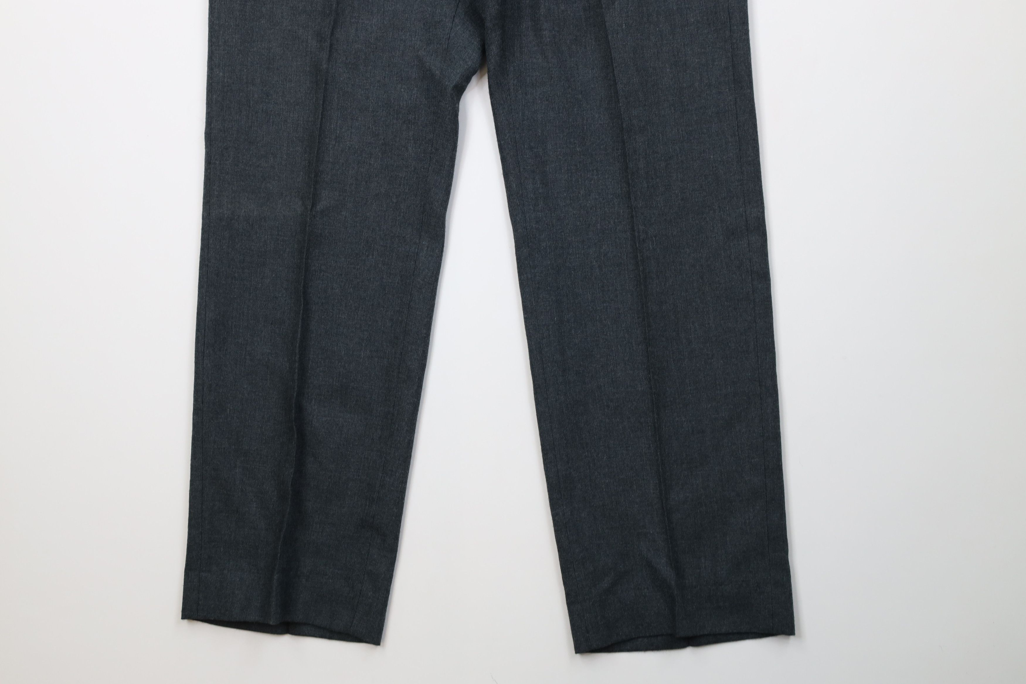 Vintage Vintage 70s Streetwear Heavy Wool Knit Chino Pants Gray USA Size US 34 / EU 50 - 4 Thumbnail