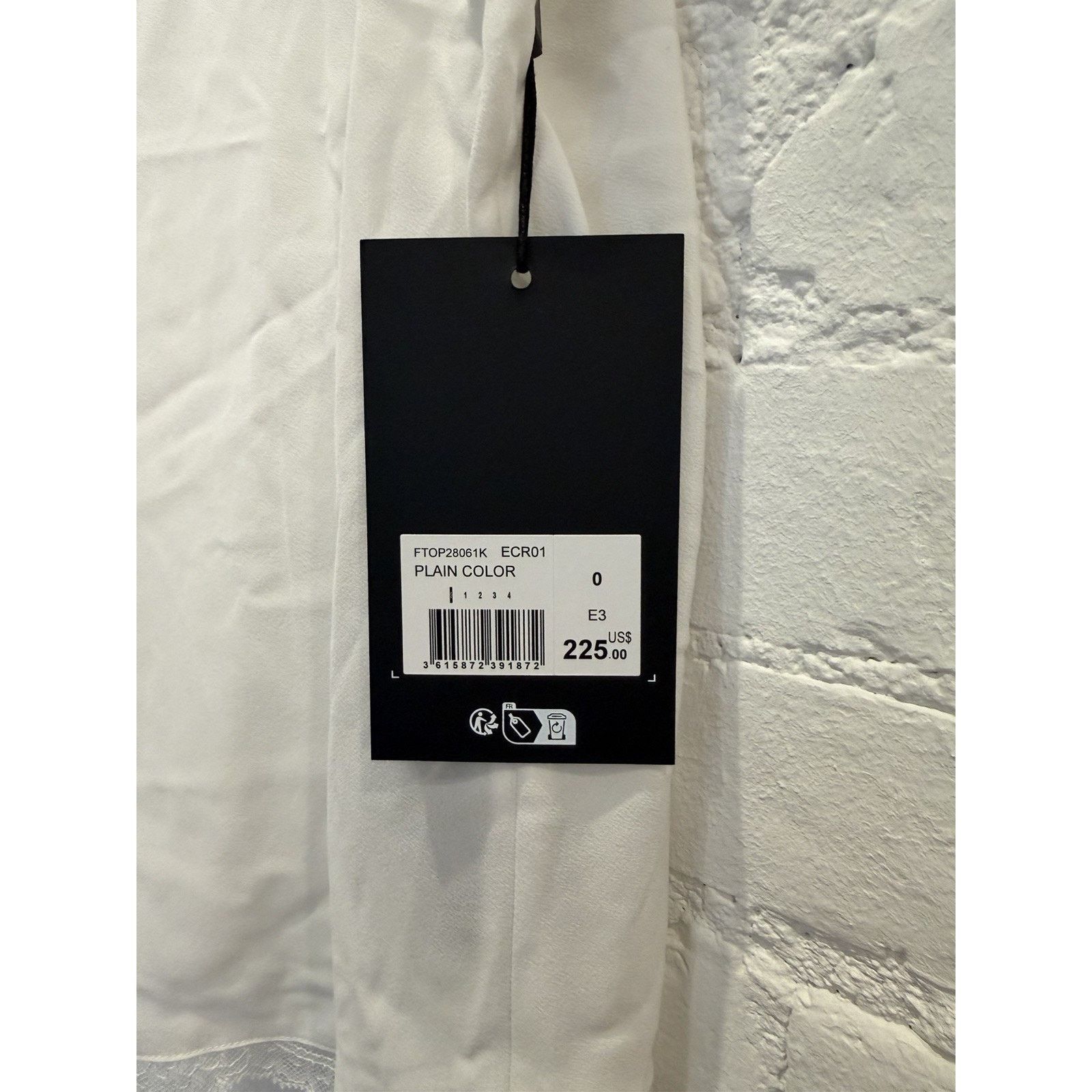 The Kooples The Kooples Women's LaceEmbroidered Silk Camisole Top Size 0 Size XS / US 0-2 / IT 36-38 - 7 Thumbnail