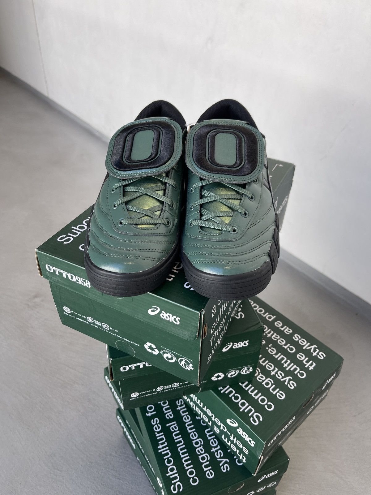 image of Otto 958 X Asics Gel-Flexkee 958 (Size 9) Shoes in Green, Men's