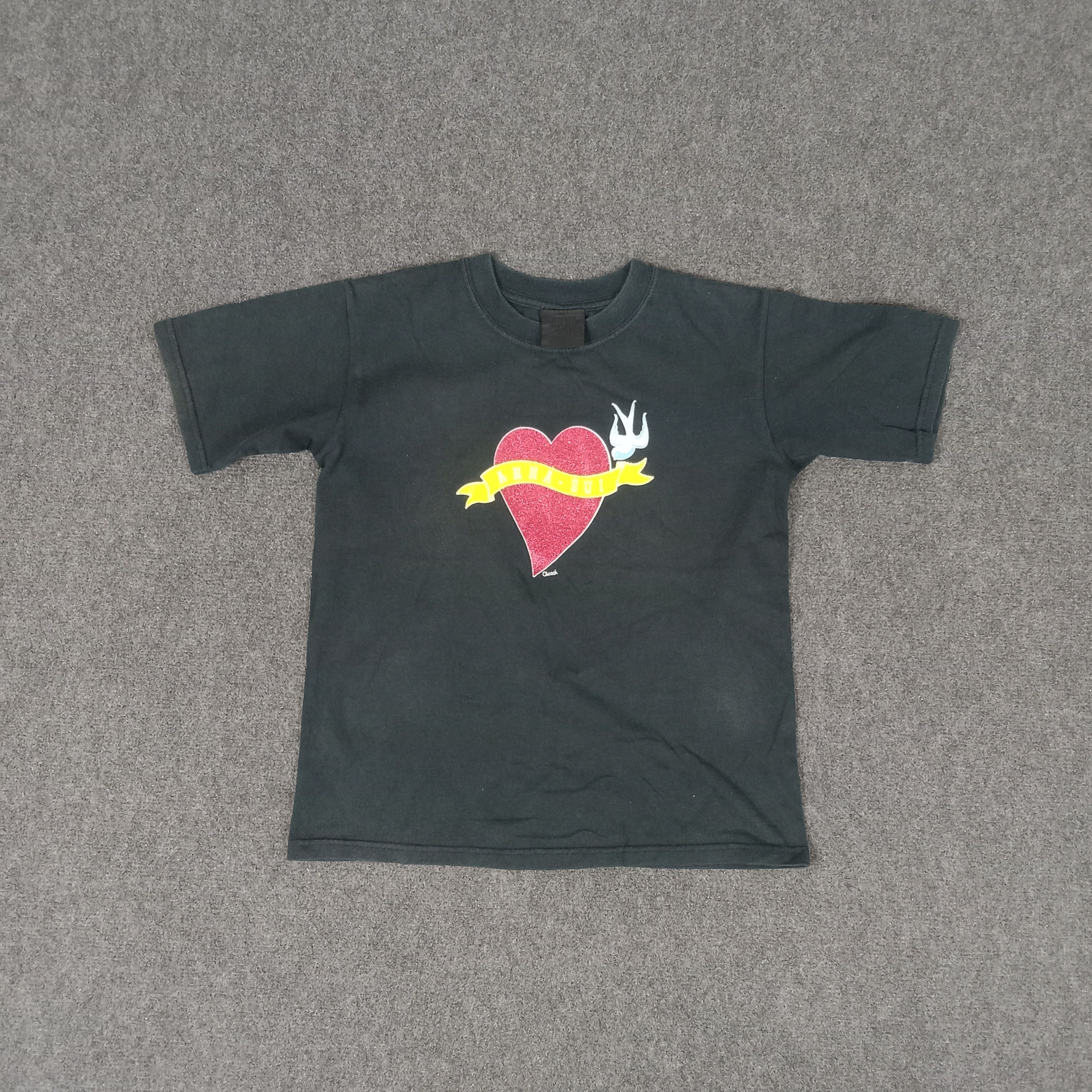 Anna Sui × Vintage Anna Sui American Designer Love Art Tshirt Size S / US 4 / IT 40 - 1 Thumbnail