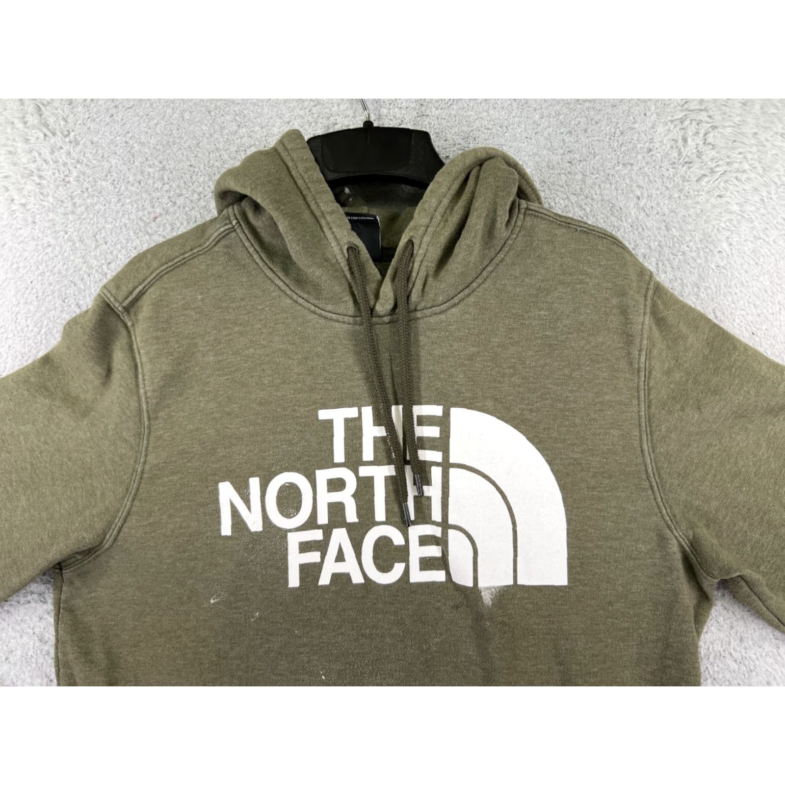 The North Face The North Face Hoodie Men M Green Pullover Pocket Cotton Blend Read Size US M / EU 48-50 / 2 - 4 Thumbnail