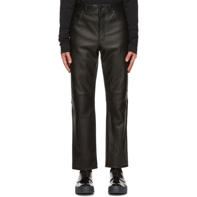 Acne Studios Acne Studios Lambskin Leather pant 48 FN-MN-TROU000014 Size US 32 / EU 48 - 1 Thumbnail