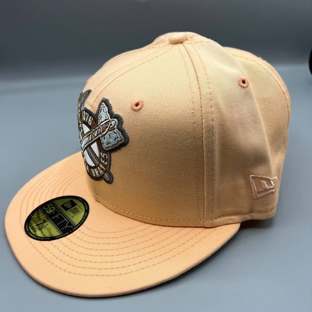 New Era Atlanta Braves Hat Men 7 1/2 59Fifty New Era Fitted Cap Size ONE SIZE - 2 Thumbnail