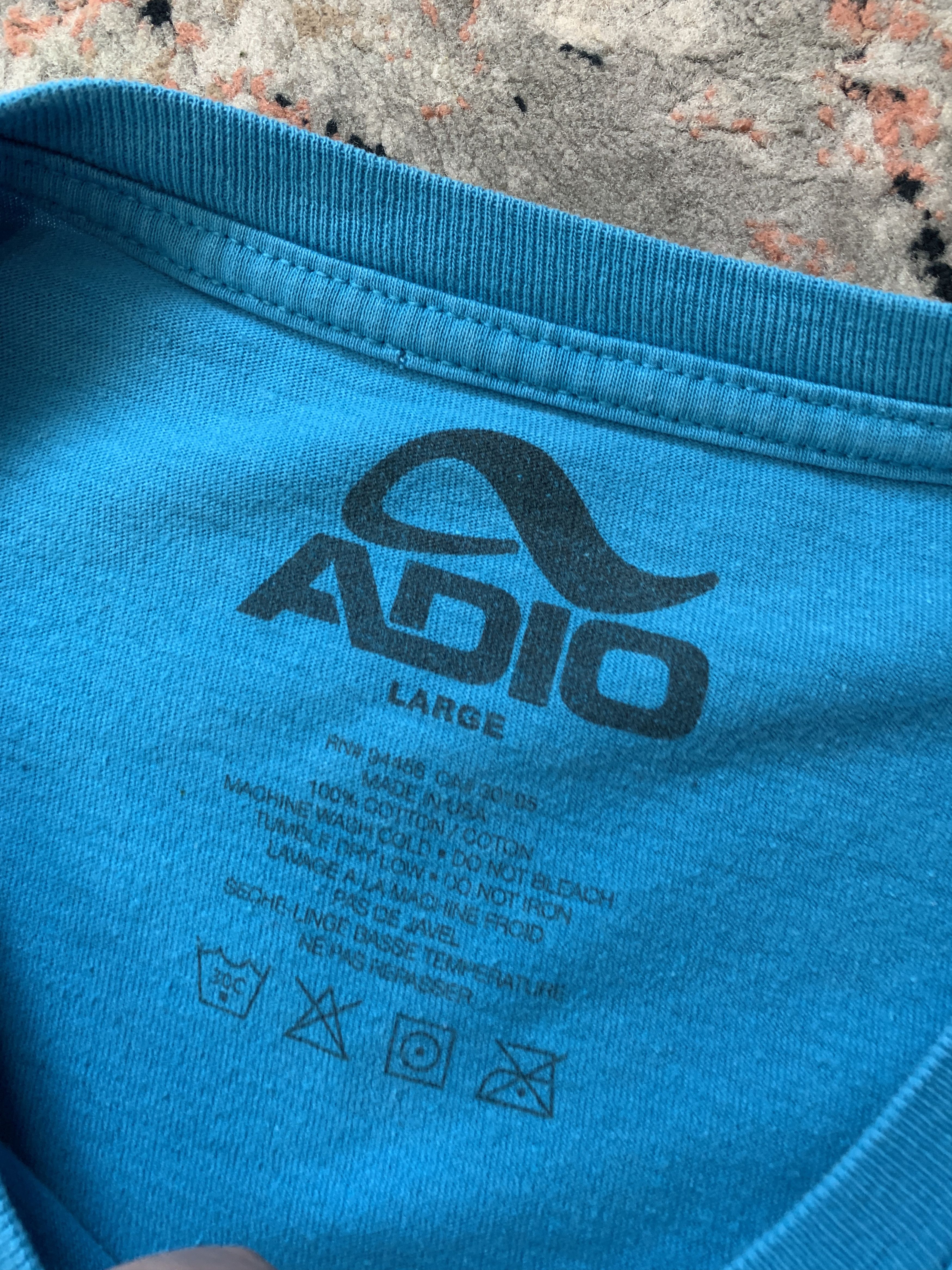 Vintage Adio Made In USA Vintage Tee Size US L / EU 52-54 / 3 - 3 Thumbnail