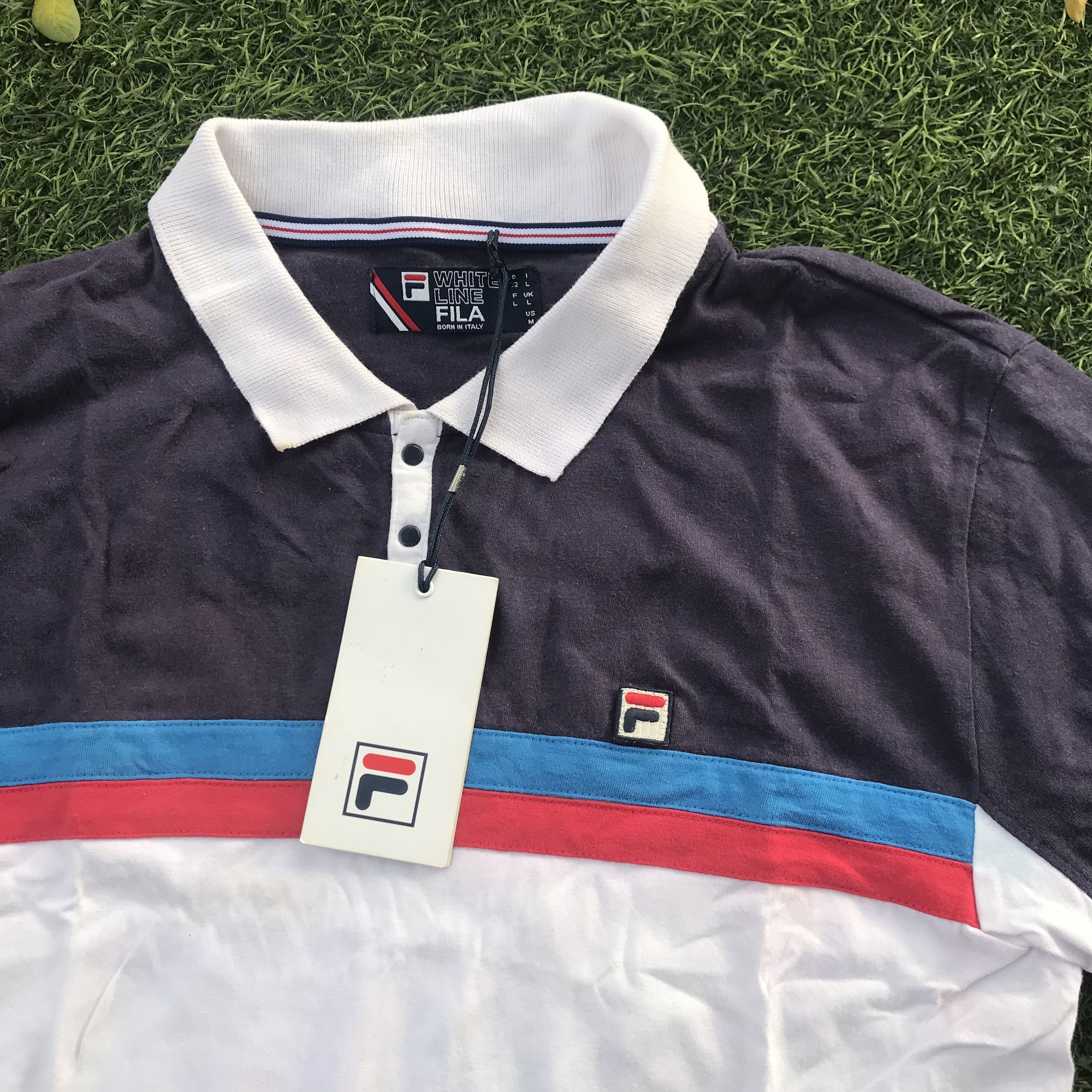 Fila Fila sentatta Polo Shirt 3 tone colorway Bnwt Brand New Size US L / EU 52-54 / 3 - 19 Thumbnail