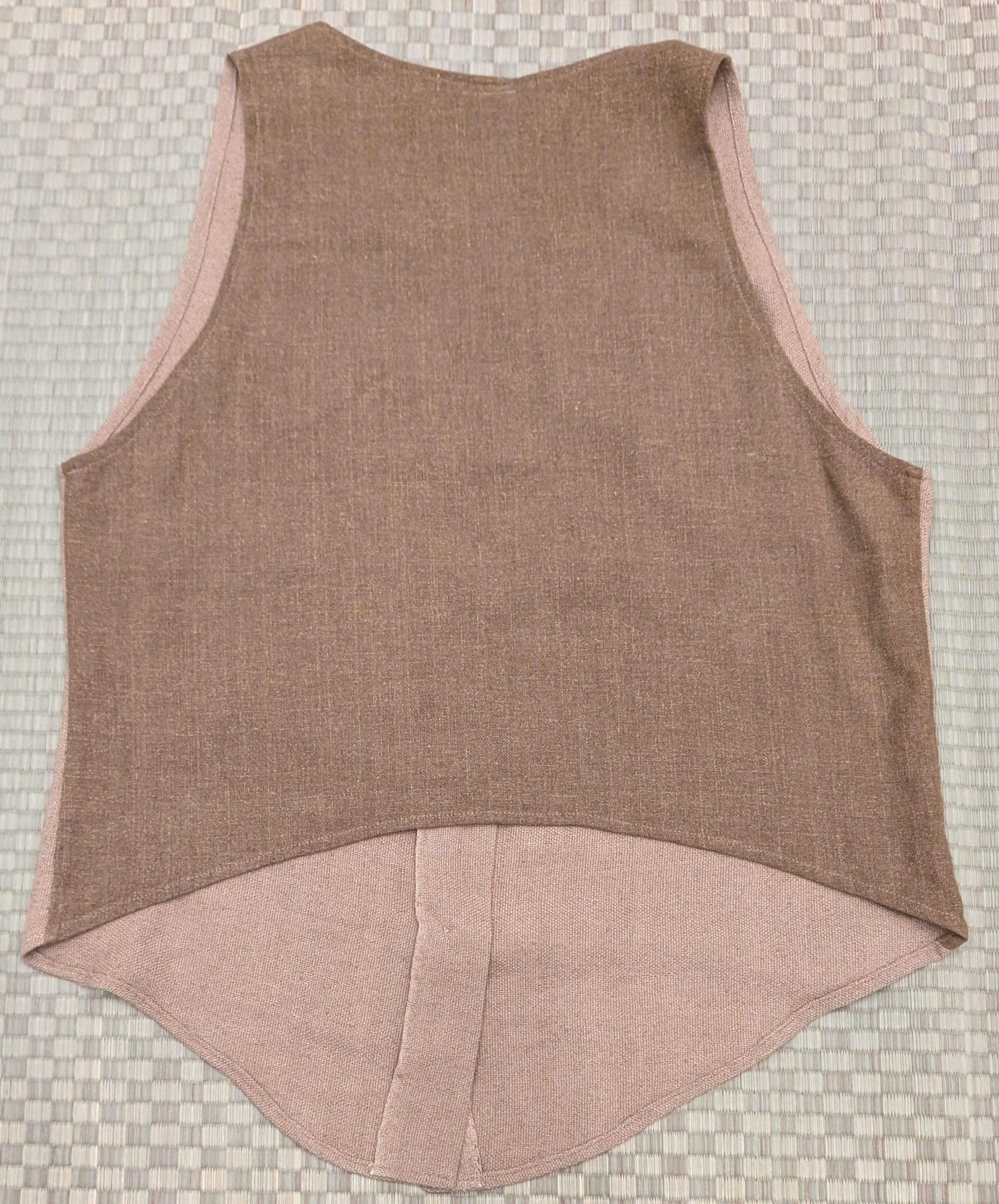 Other Hide & Silk Astoria, OR Silk Linen Vest Unisex Size Medium Size M / US 6-8 / IT 42-44 - 2 Thumbnail