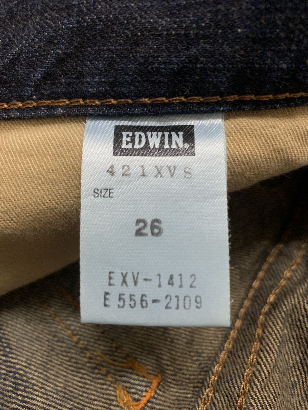 Edwin EDWIN XVS WESTERN COWBOY STYLE LOW RISE JEANS Size US 29 - 13 Thumbnail
