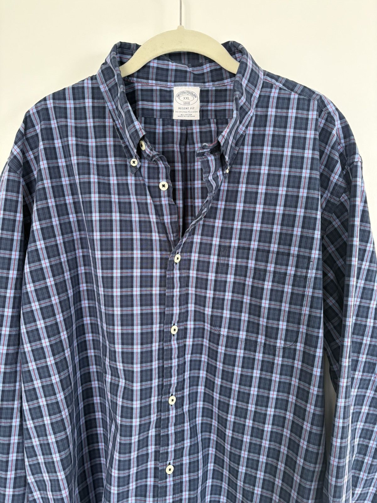 Brooks Brothers Brooks Brothers Regent Fit Button Down Shirt Long Sleeve XXL Size US XXL / EU 58 / 5 - 3 Thumbnail