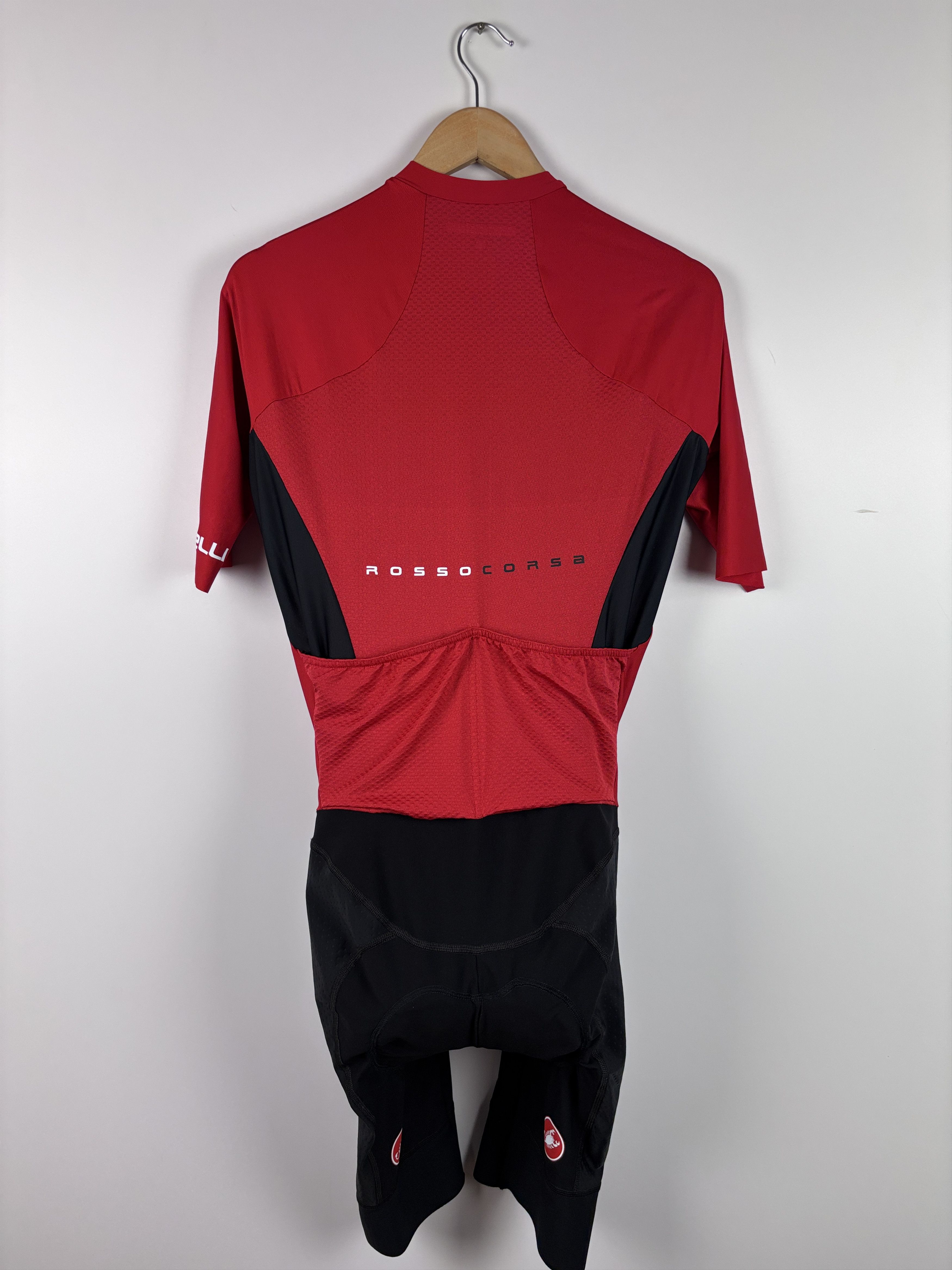 Other Castelli Rosso Corsa Skin Suit Short Sleeve Cycling XL Size US XL / EU 56 / 4 - 6 Thumbnail