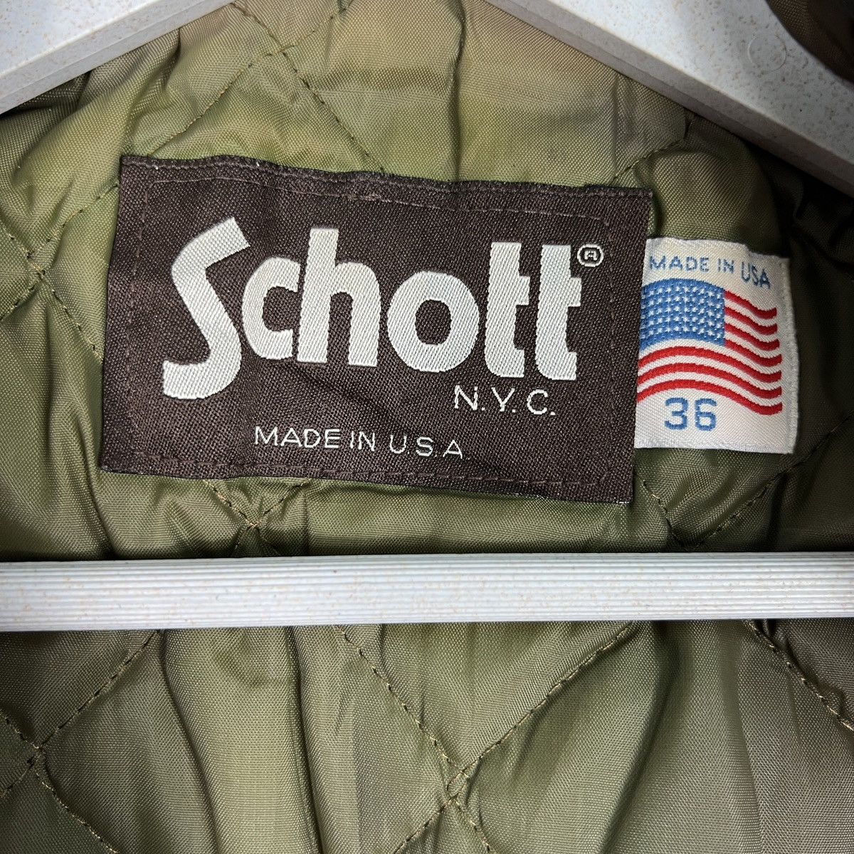 Schott 🔥 VINTAGE SCHOTT NYC LEATHER RACER JACKET MADE IN USA Size US S / EU 44-46 / 1 - 16 Thumbnail