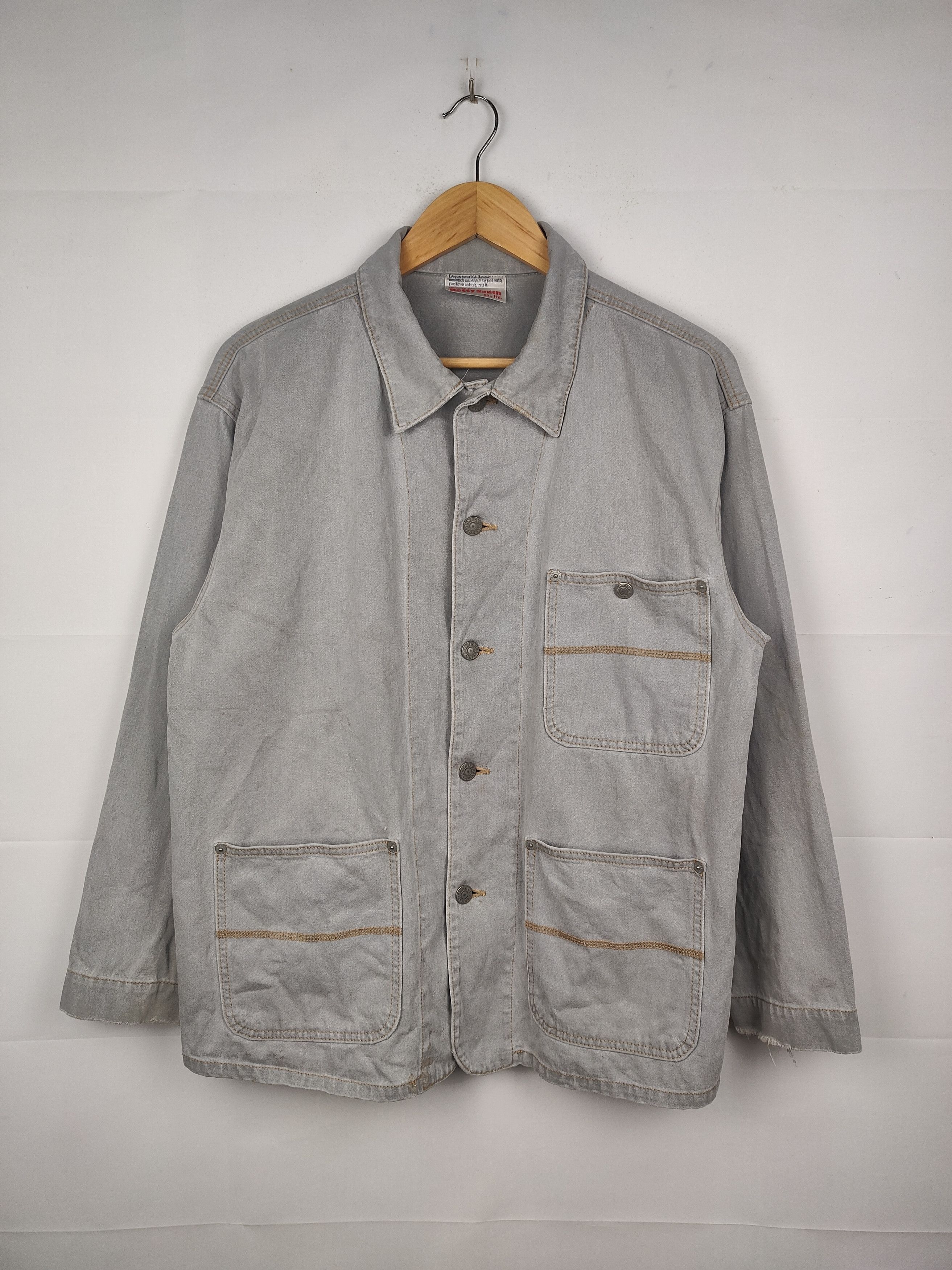 Japanese Brand Vintage Betty Smith Chore Jacket Size US M / EU 48-50 / 2 - 1 Thumbnail