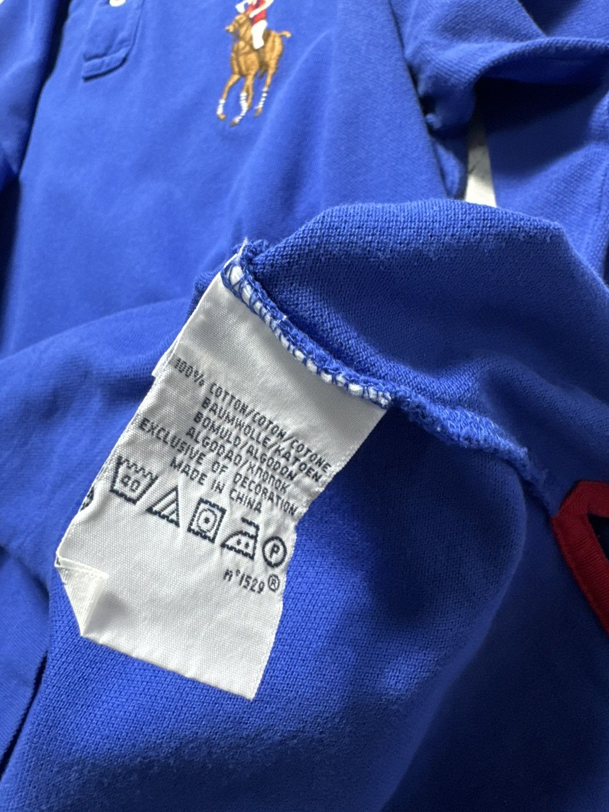 Polo Ralph Lauren Polo Ralph Lauren Big Pony Long Sleeve Blue Size XL Vintage Size US XL / EU 56 / 4 - 7 Thumbnail