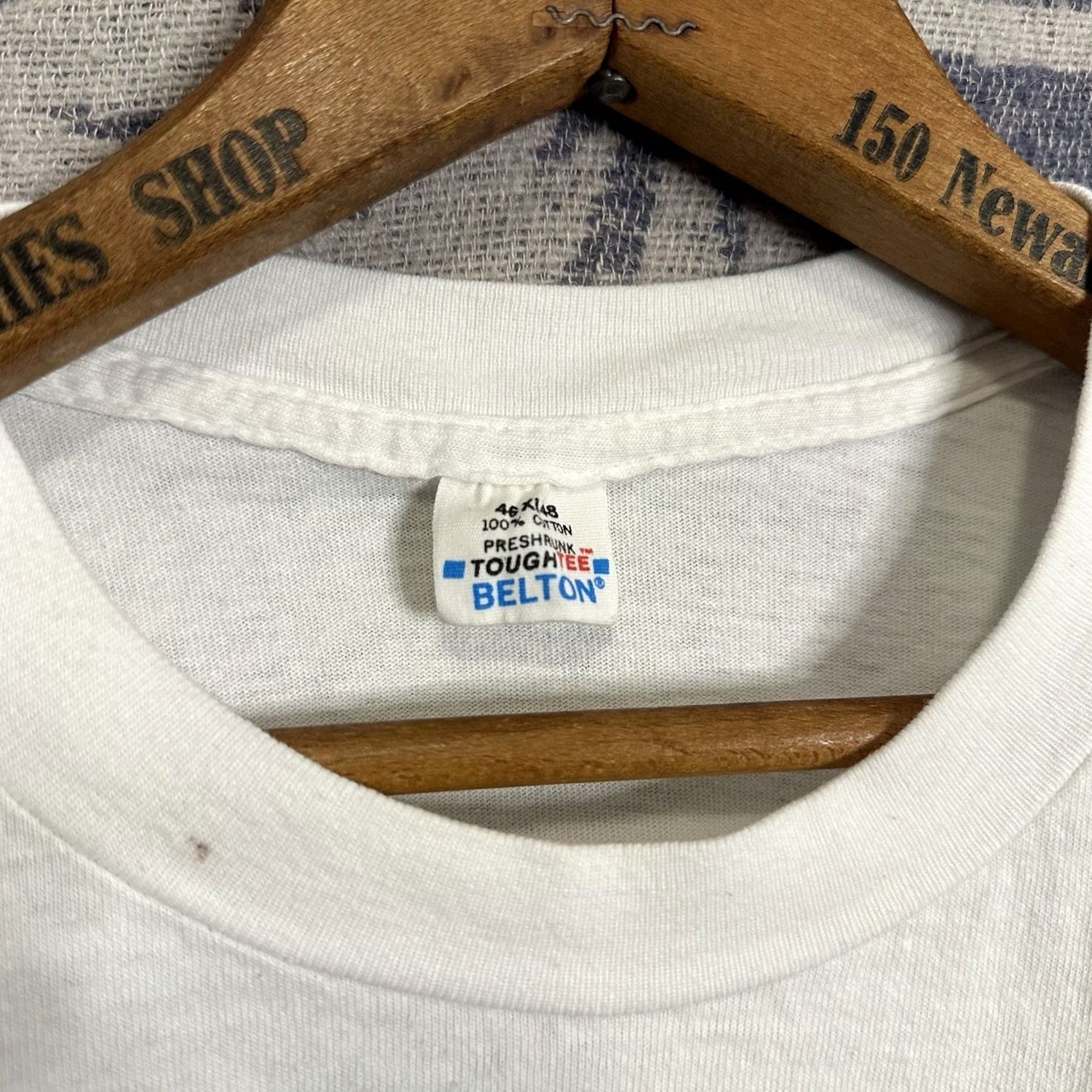 Vintage VINTAGE Brentwood 4th Of July 5K Run Graphic T Shirt Belton XL White 90s Men Shirt Size US XL / EU 56 / 4 - 3 Thumbnail