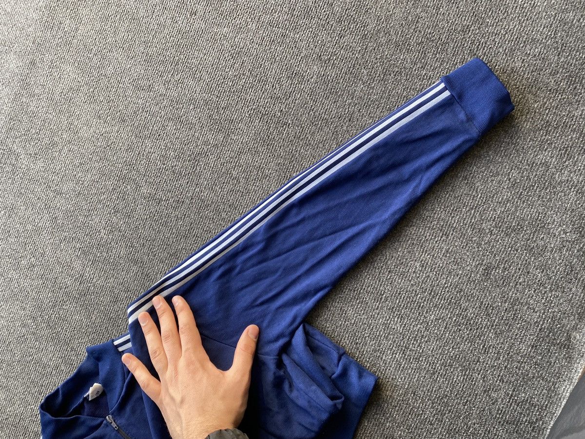 Adidas 🔥Adidas Ventex Vintage 80s Zip Sweatshirt Bomber style blue Size US M / EU 48-50 / 2 - 16 Thumbnail