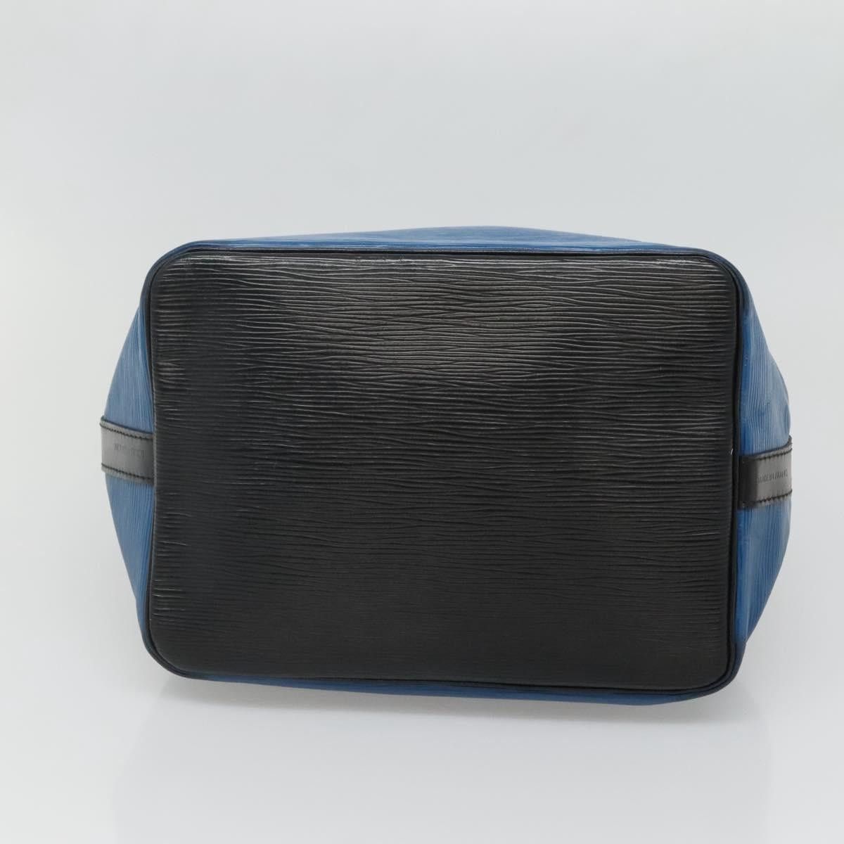 Louis Vuitton LOUIS VUITTON Epi Petit Noe Shoulder Bag Bicolor Black Blue Size ONE SIZE - 5 Thumbnail