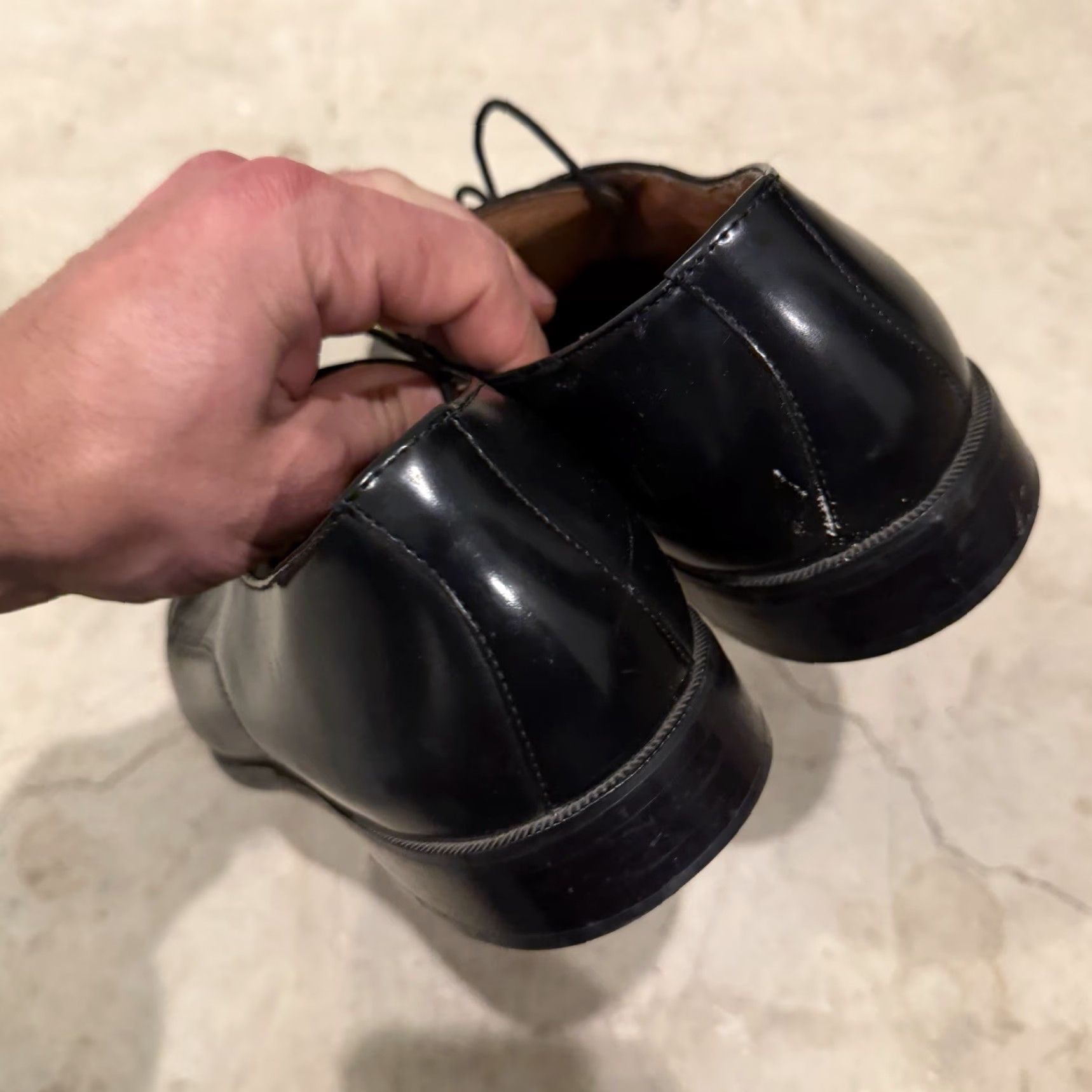 Vintage Bostonian First Flex Classics Black Mens Dress Lace Cap Toe Shoes Size 9M Cap Toe, Leather, Lace, Dress, Classic, Formal Shoes Mens Size ONE SIZE - 7 Thumbnail