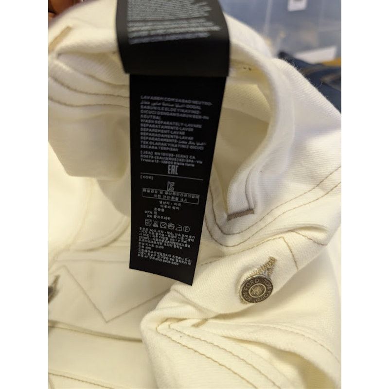 Tom Ford o1rshd1 Iconic Denim Jacket in Off-White Size US XL / EU 56 / 4 - 21 Thumbnail