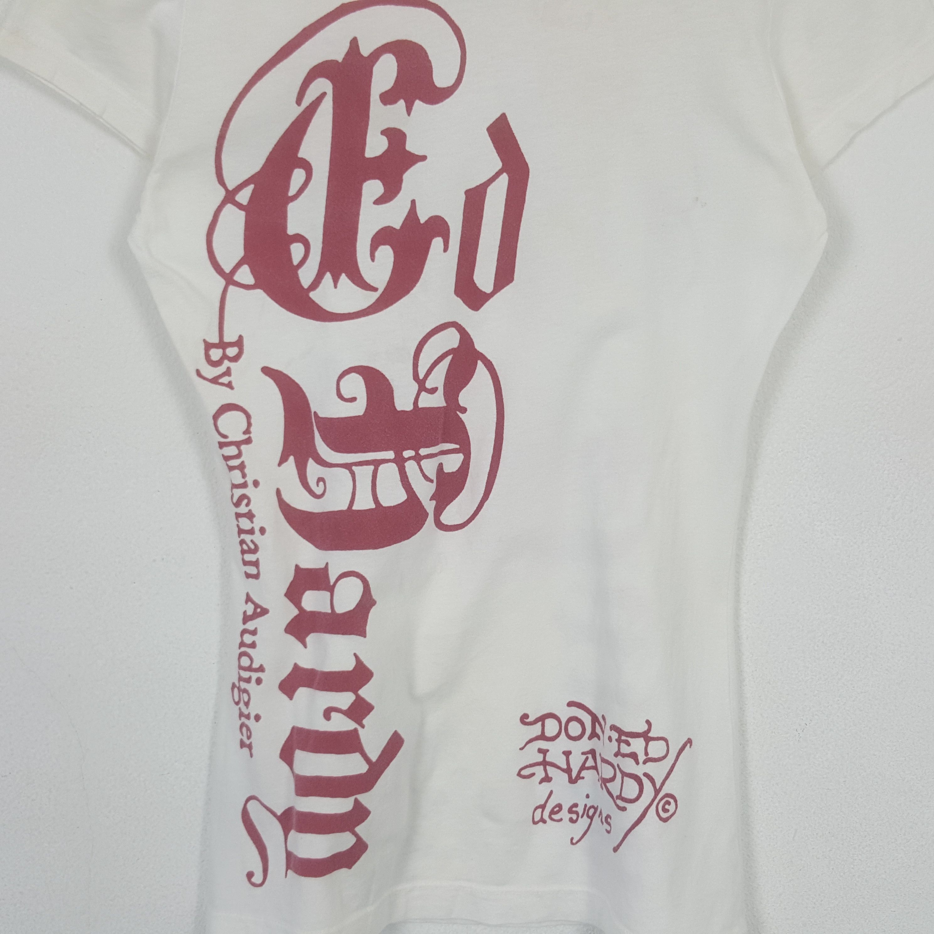 Ed Hardy Vintage Ed Hardy by Christian Audigier Women Tshirt C301N66 Size US XS / EU 42 / 0 - 4 Thumbnail