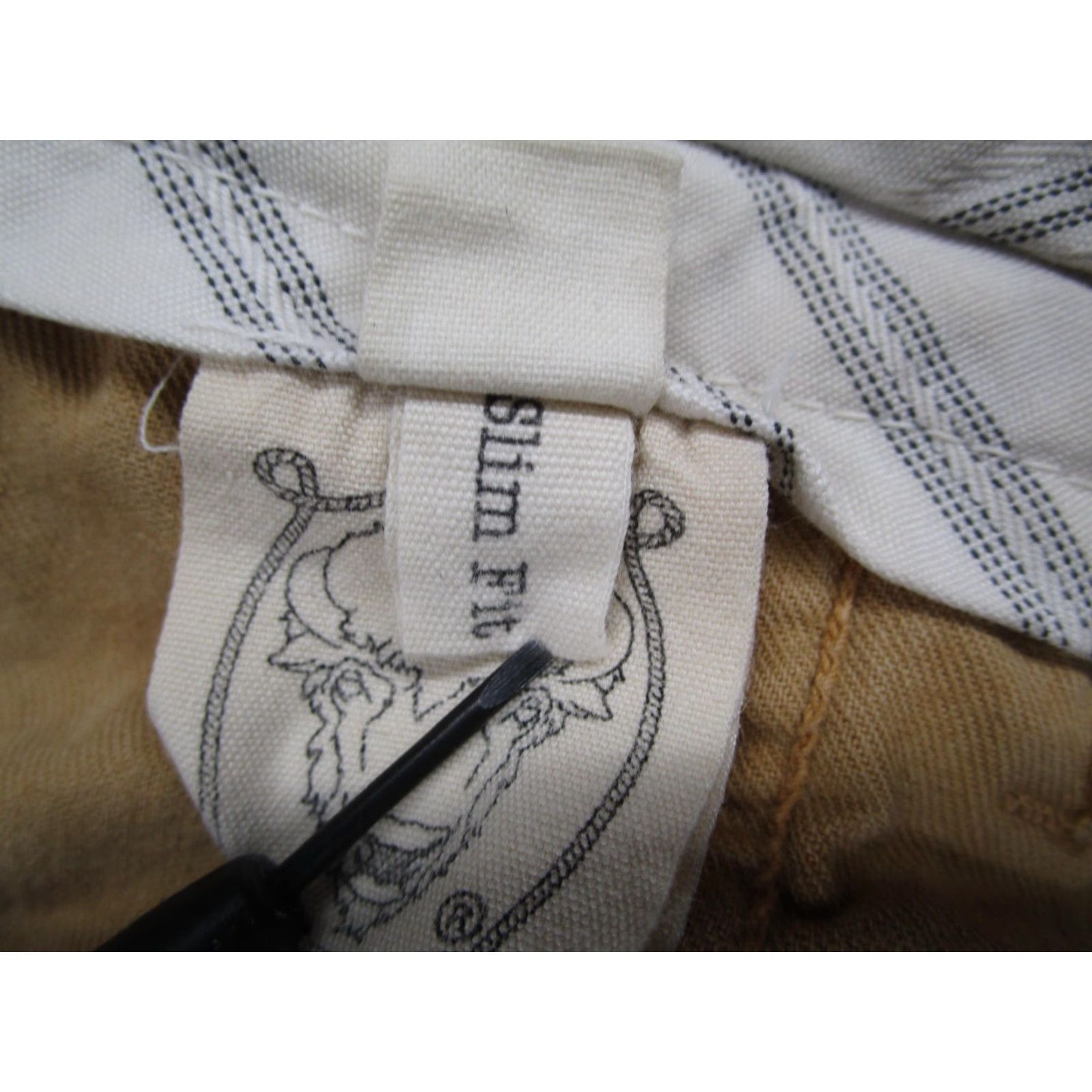 The West Is Dead VINTAGE The West is Dead Pants Mens 30x32 Khaki Slim Fit Distressed Made USA Size US 30 / EU 46 - 4 Thumbnail