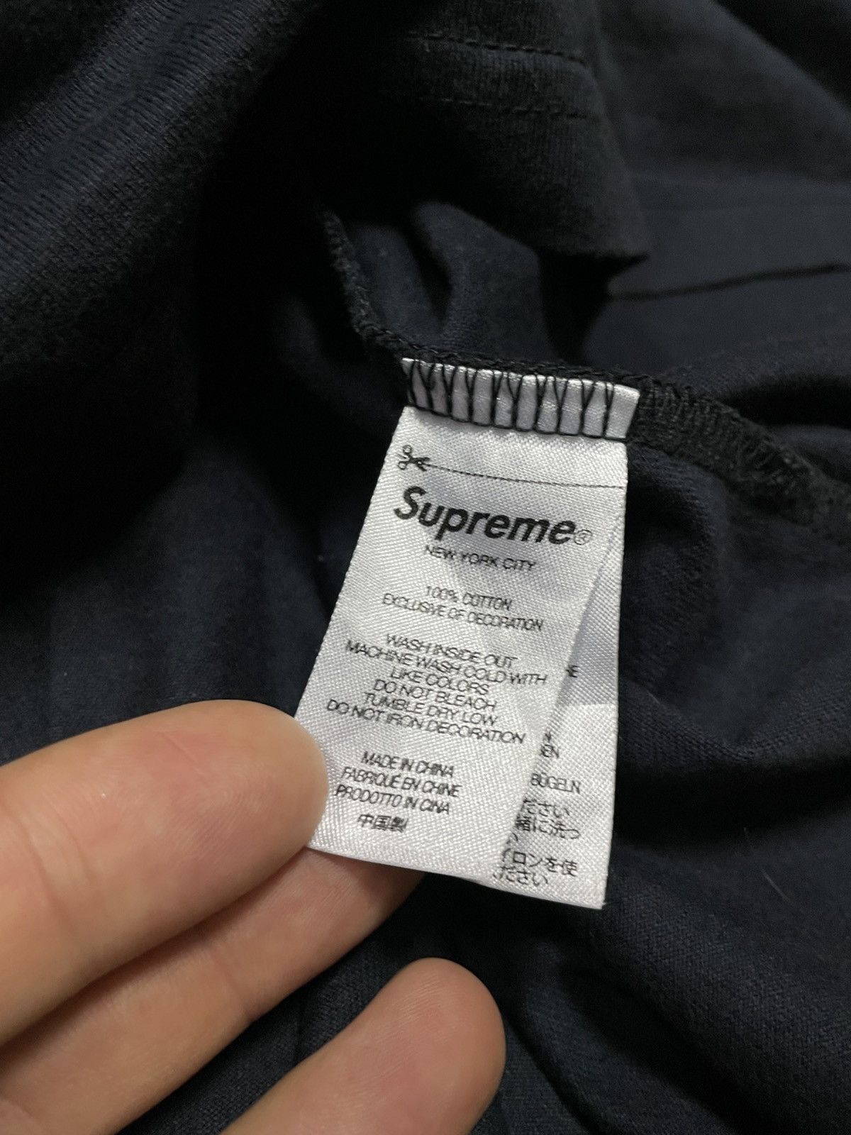 Supreme Supreme long sleeve big logo Size US L / EU 52-54 / 3 - 5 Thumbnail