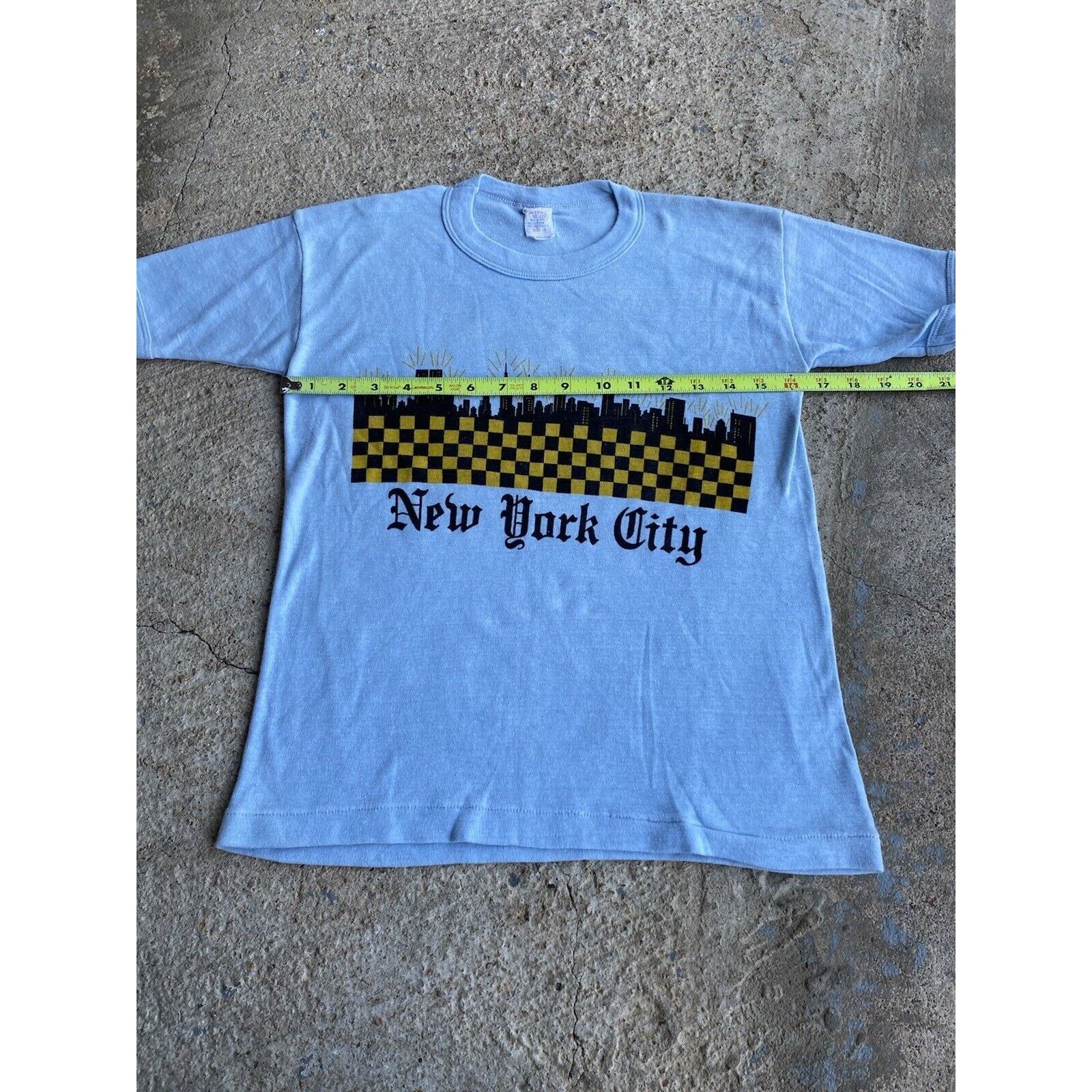 Vintage Vintage 70’s New York City Reinforced Collar Shirt Size US S / EU 44-46 / 1 - 14 Thumbnail