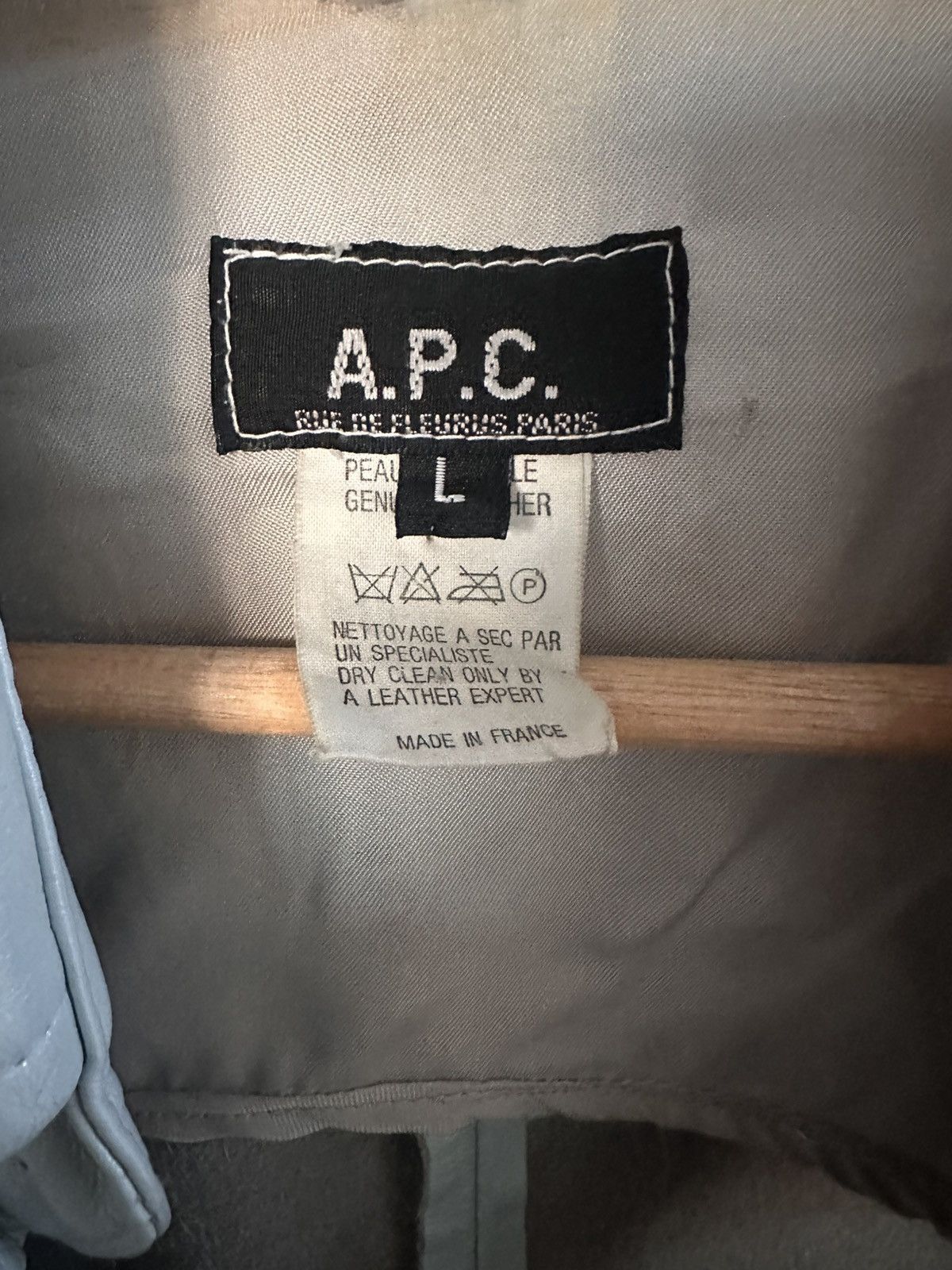 A.P.C. Vintage APC Made in France Leather Jacket - Medium Size US M / EU 48-50 / 2 - 4 Thumbnail