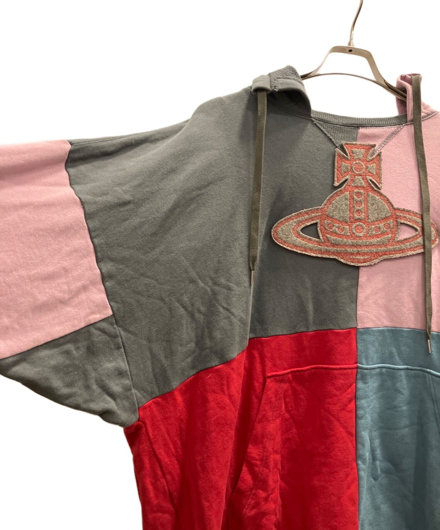 Vivienne Westwood Orb Patchwork Hoodie Size US M / EU 48-50 / 2 - 3 Thumbnail
