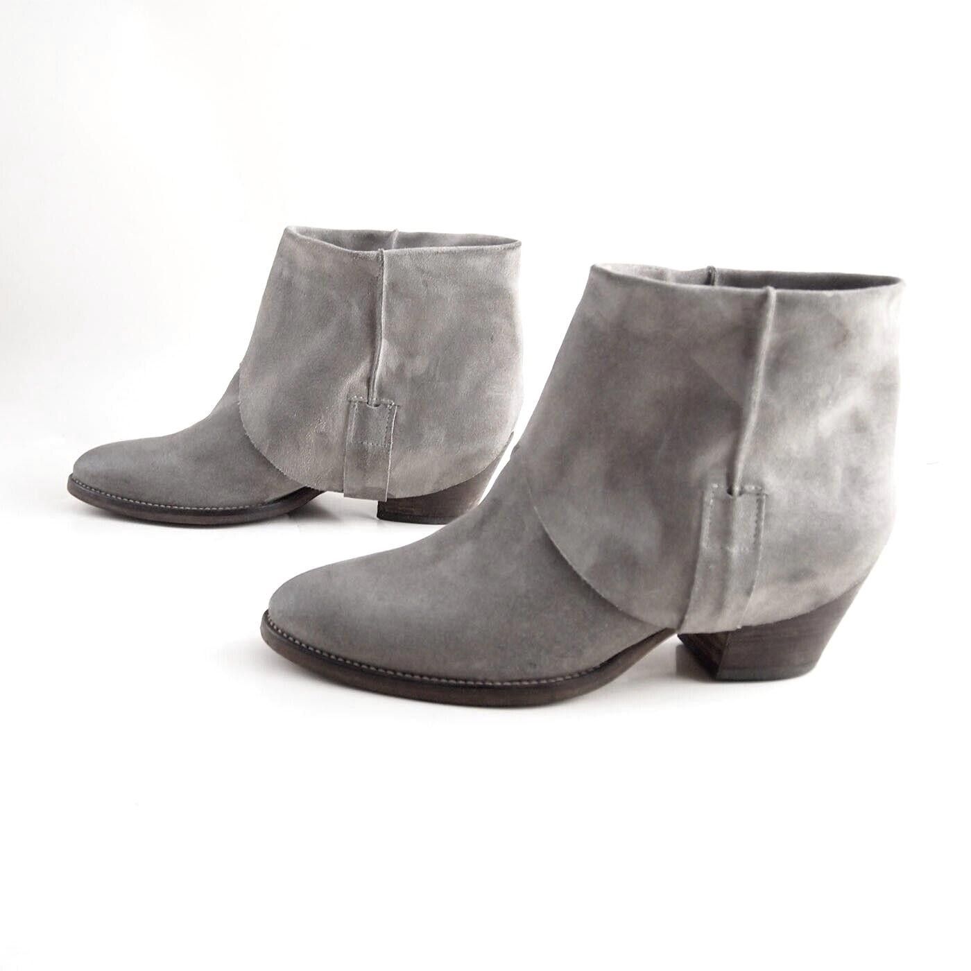 Other Elena Iachi Western Boots Gray Suede US 39 EU 9 $520 Size US 9 / IT 39 - 2 Thumbnail