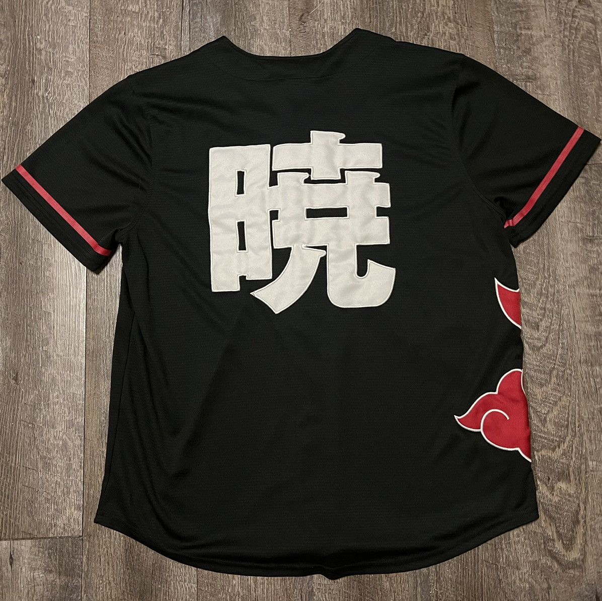 Japanese Brand Naruto Shippuden Akatsuki Jersey Exclusive Men's XL Size US XL / EU 56 / 4 - 4 Thumbnail