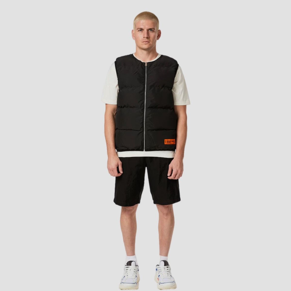 Heron Preston Heron Preston Logo Nylon Padded Vest Size US S / EU 44-46 / 1 - 2 Thumbnail