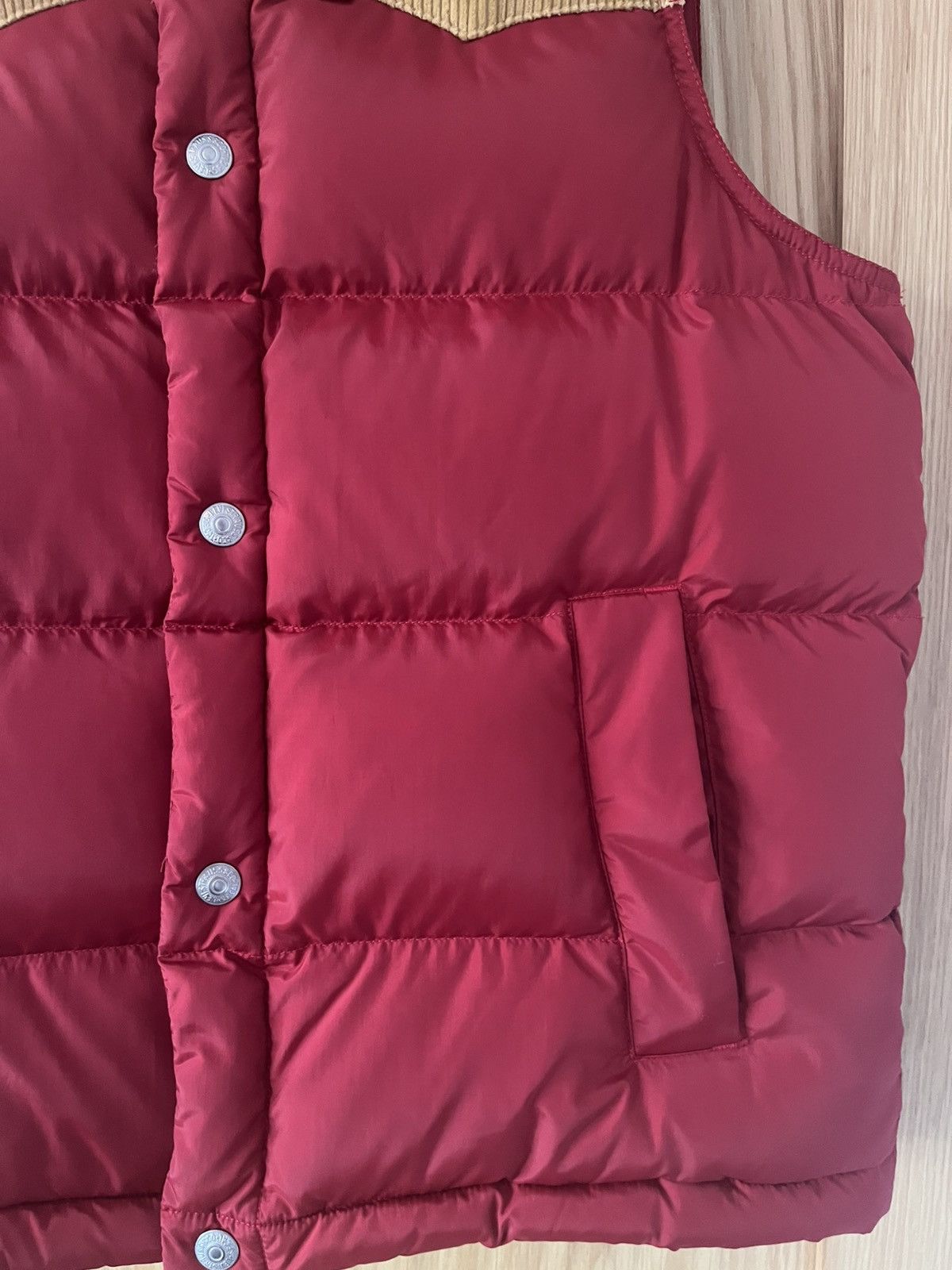 Levi's × Levi's Vintage Clothing Red Gilet BODYWARMER Size US S / EU 44-46 / 1 - 3 Thumbnail