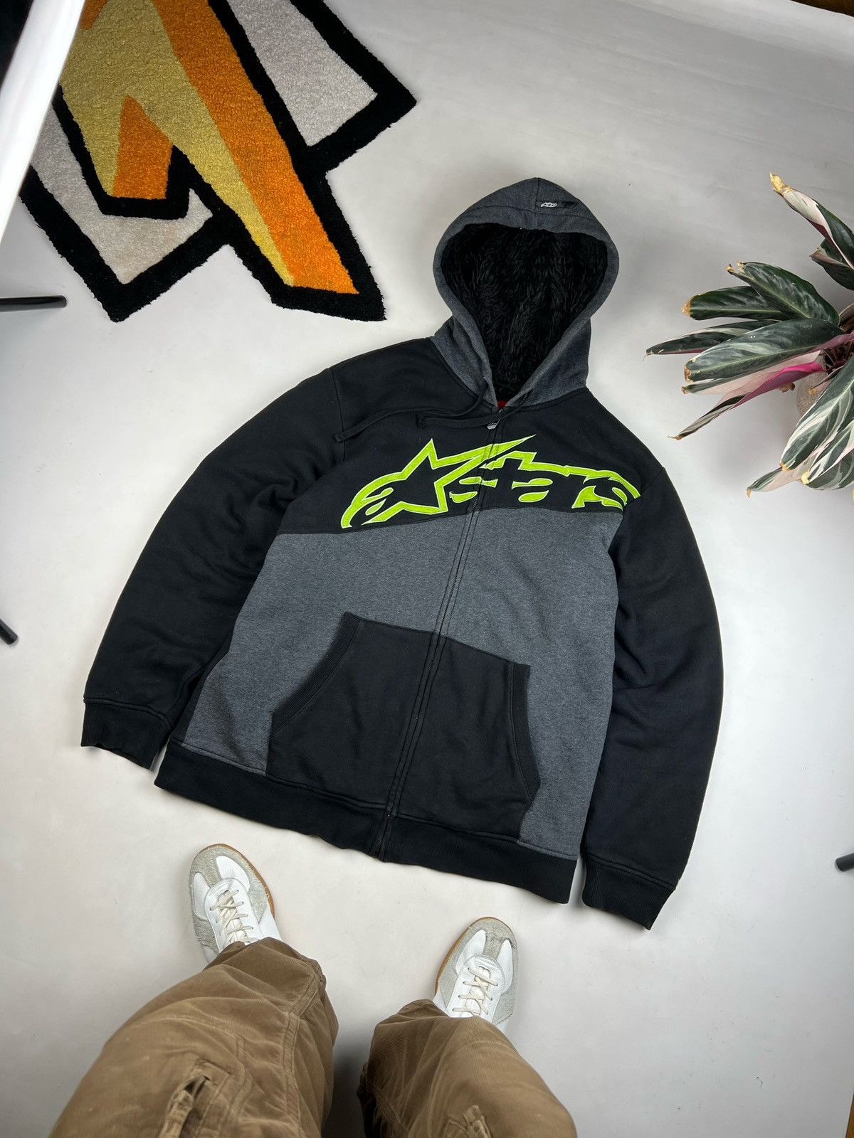 Other Alpinestars zip hoodie sweater jacket sherpa Size US XL / EU 56 / 4 - 5 Thumbnail