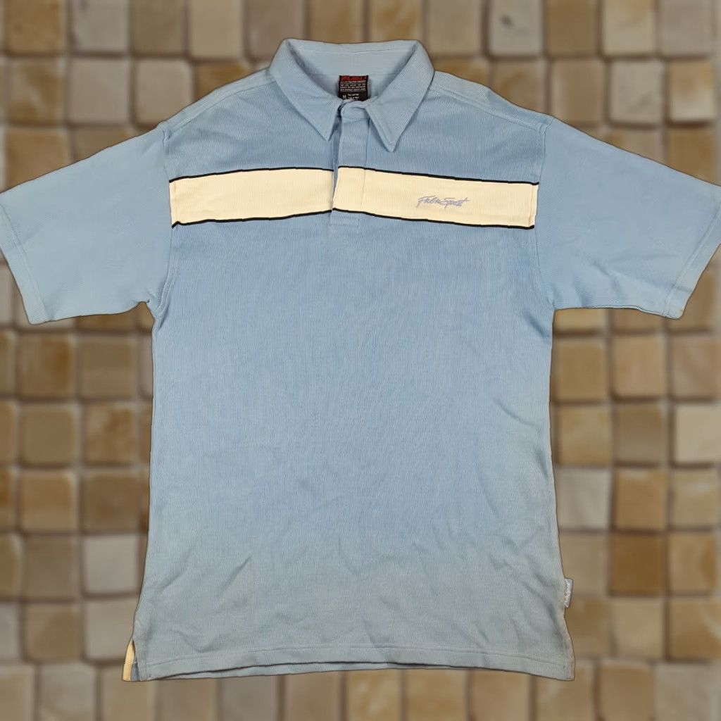 Fubu VINTAGE Y2K FUBU Preppy Striped Polo Shirt Mens Size M Hip-Hop Vintage Size US M / EU 48-50 / 2 - 1 Thumbnail