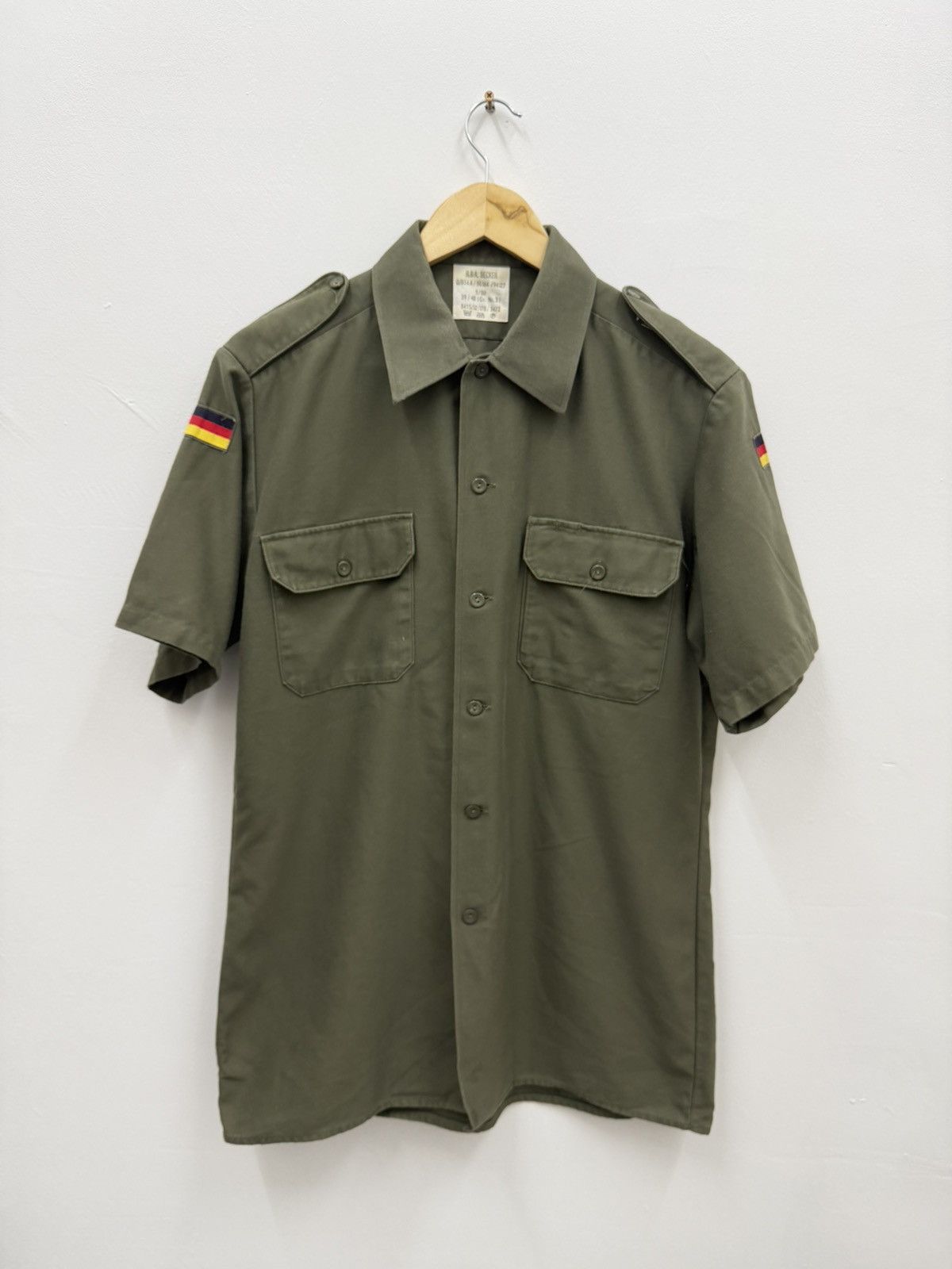 Vintage Vintage 80s Germany Army Shirt Size US M / EU 48-50 / 2 - 1 Thumbnail